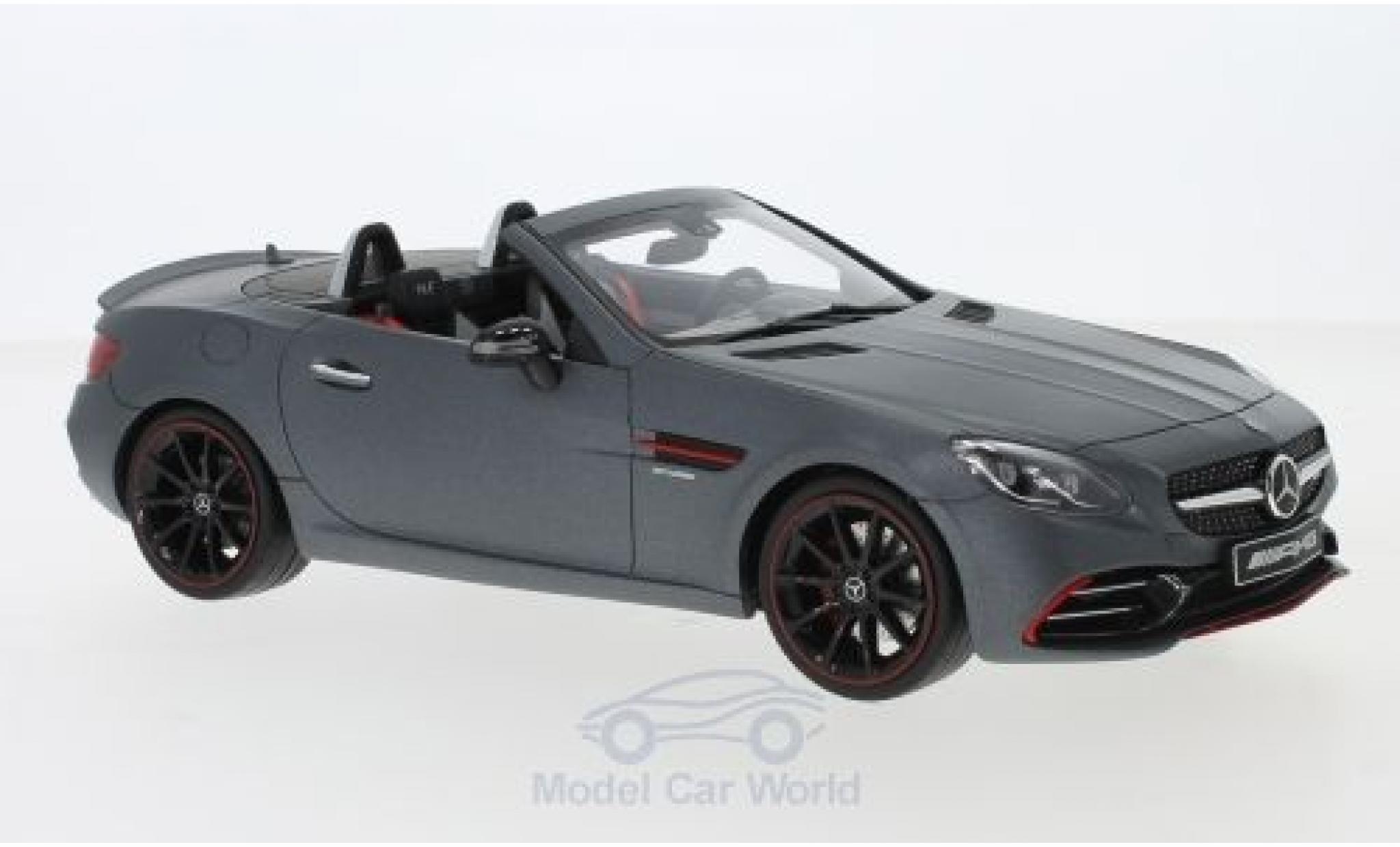 Mercedes Classe C 1/18 GT Spirit AMG SLC 43 matt-grigio 2019 modellino in miniatura