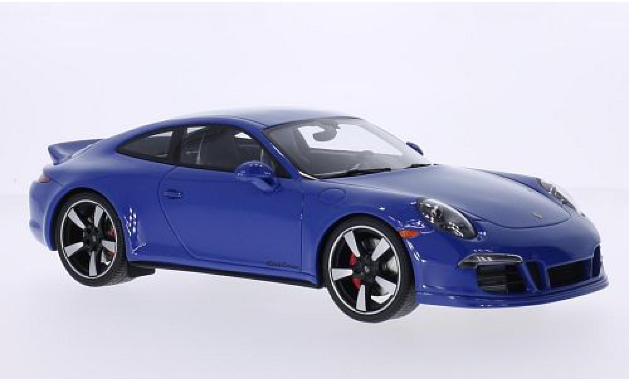 Porsche 991 GTS 1/18 GT Spirit 911 () Carrera GTS Club Coupe blu 60 Years Club of America avec Vitrine modellino in miniatura