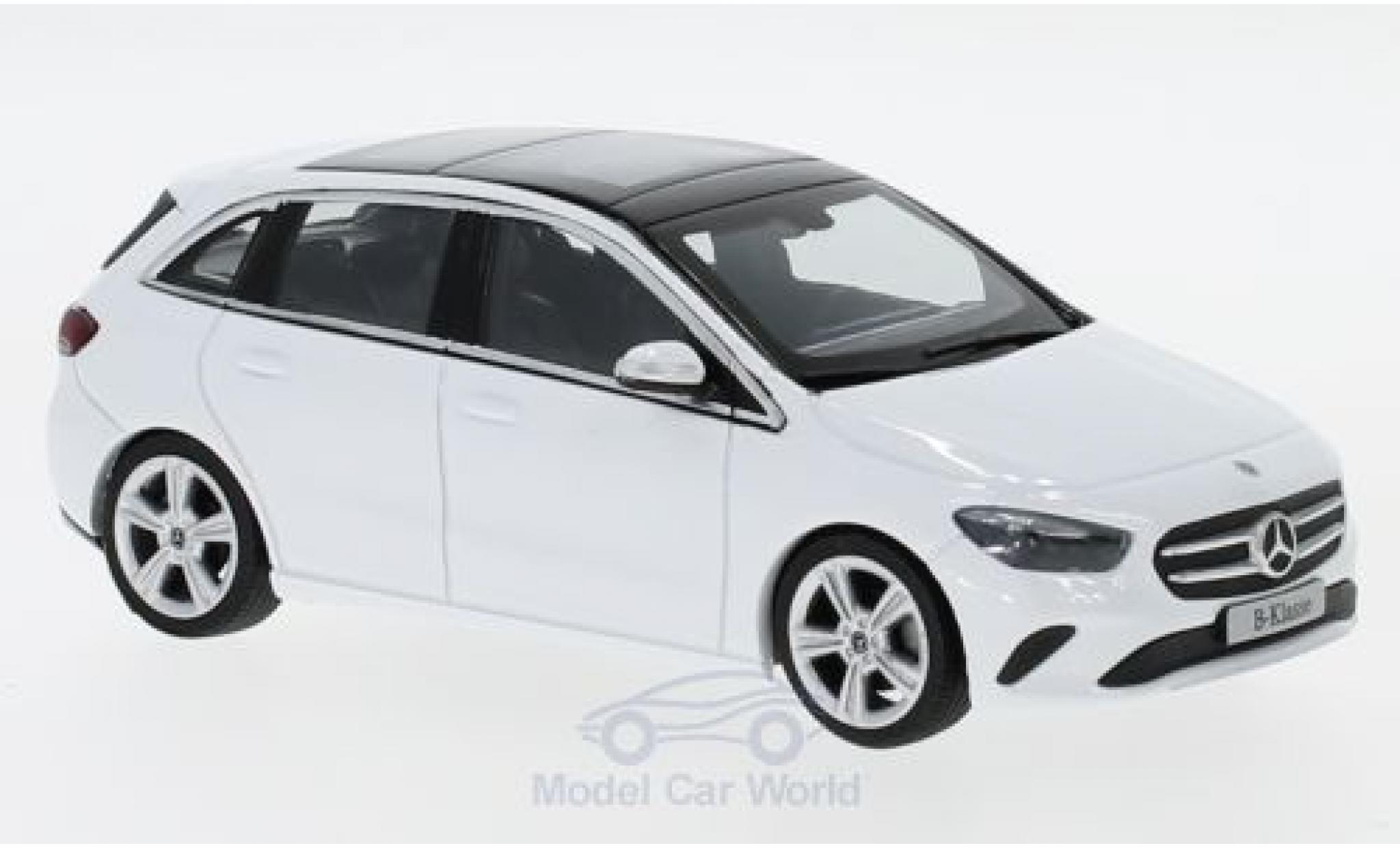 Mercedes Classe B 1/43 Herpa (W247) bianco 2018 modellino in miniatura
