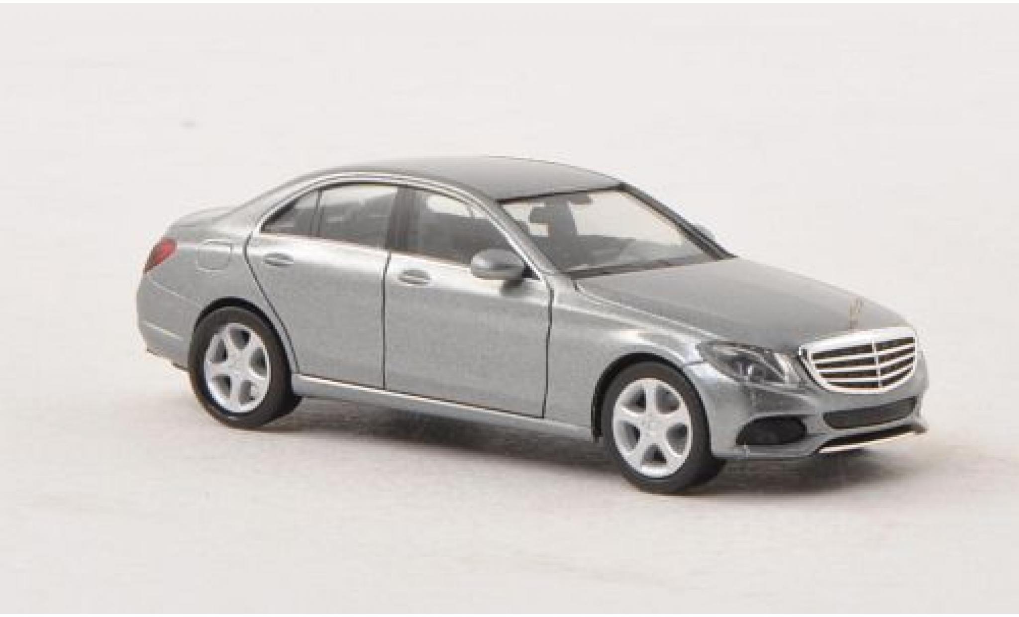 Mercedes Classe C 1/87 Herpa (W205) metallico grigio 2014 modellino in miniatura