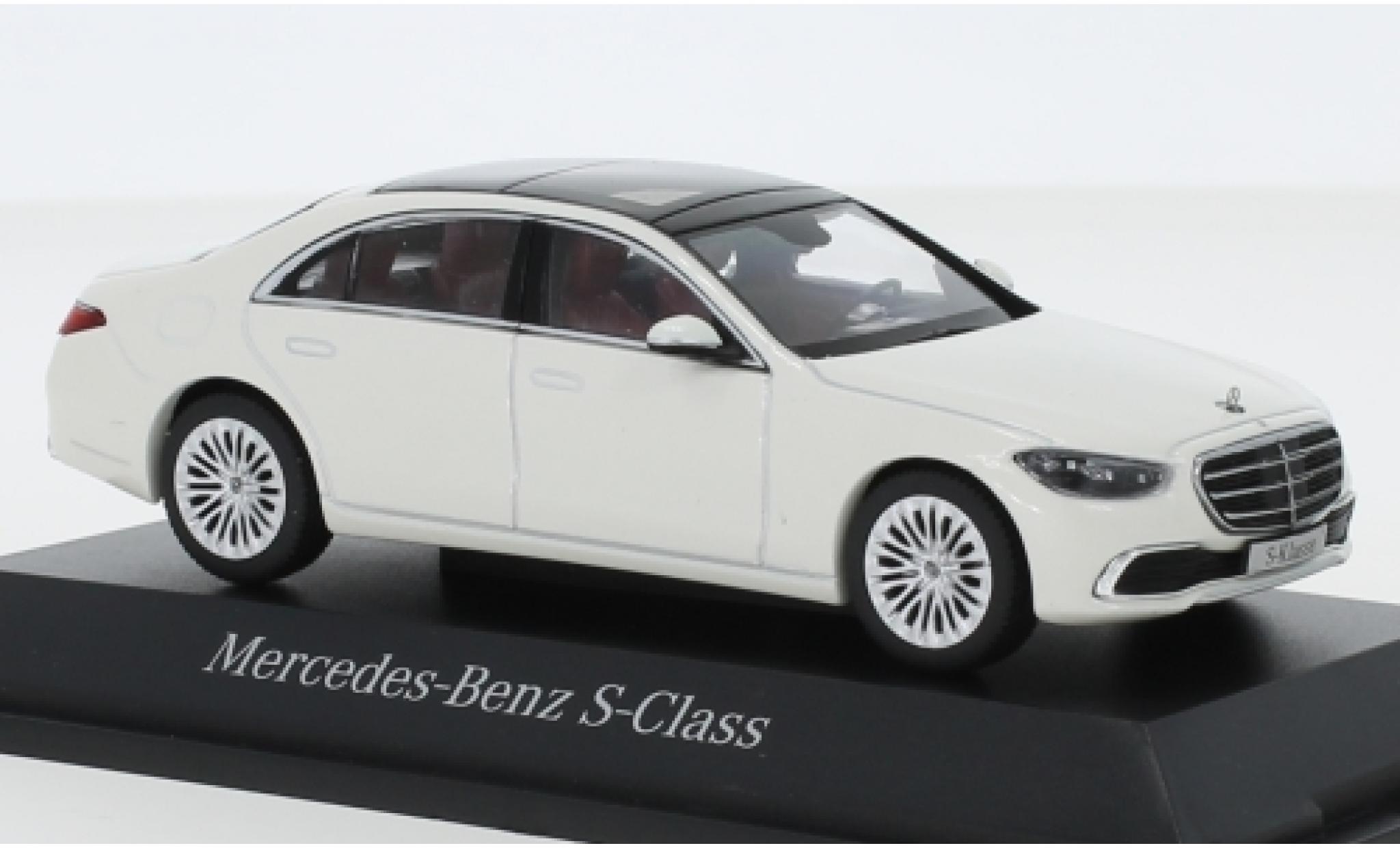 Mercedes Classe S 1/43 Herpa (V223) metallico bianco 2020 modellino in miniatura