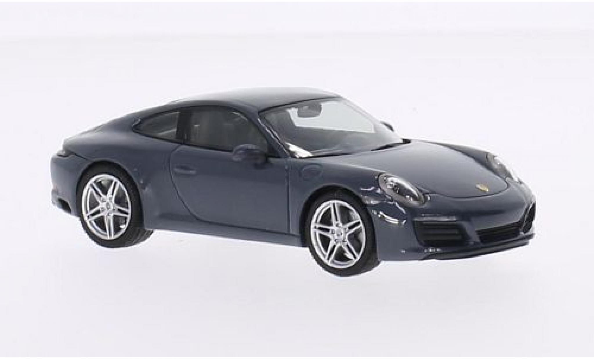 Porsche 991 1/43 Herpa 911 () Carrera Coupe grigio 2015 modellino in miniatura