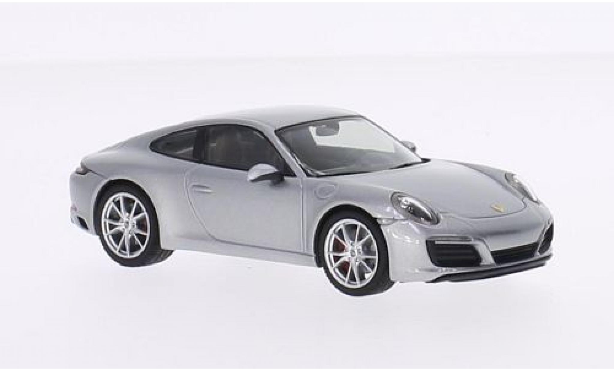 Porsche 991 S 1/43 Herpa 911 () Carrera S Coupe grigio 2015 modellino in miniatura