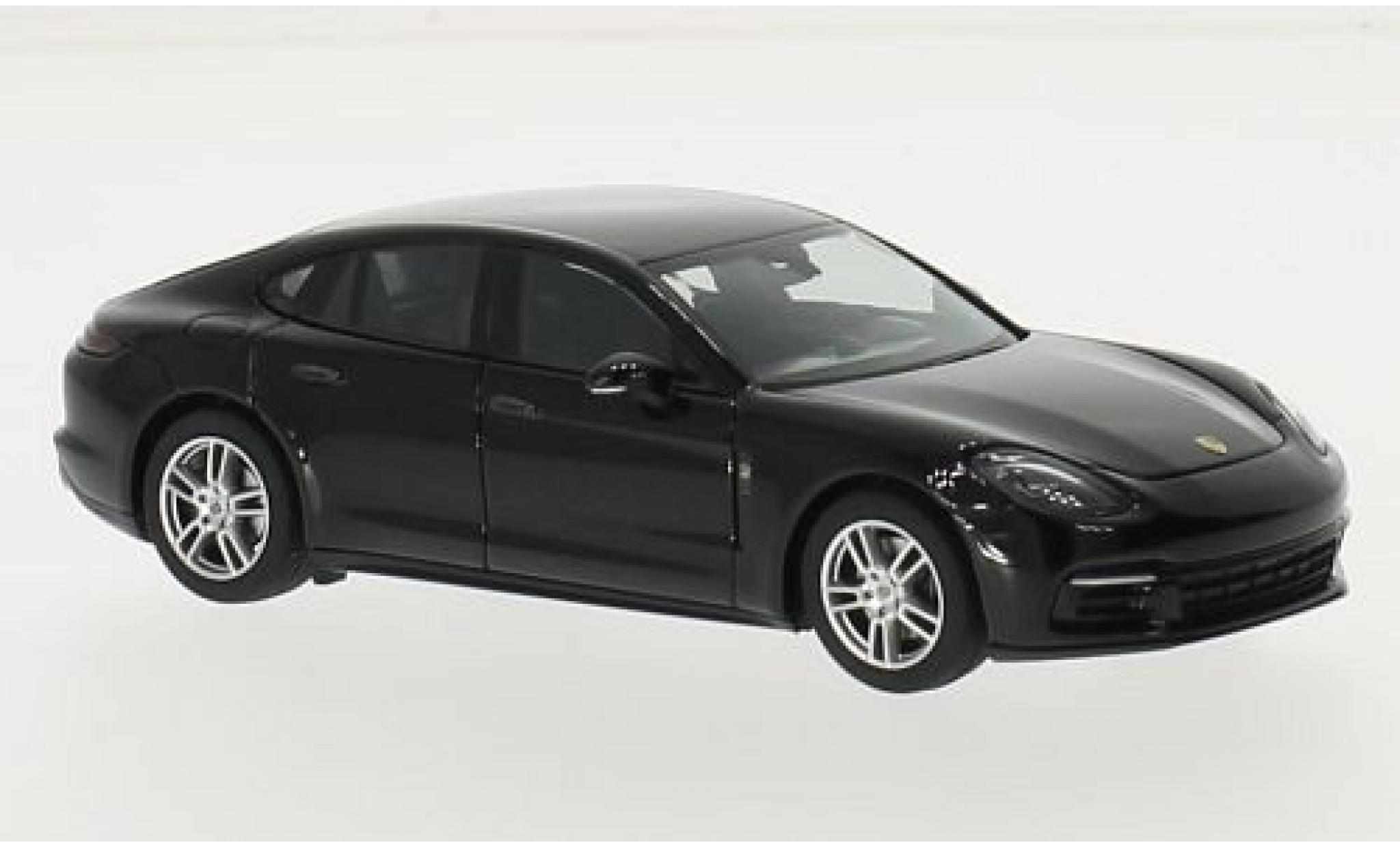 Porsche Panamera 1/43 Herpa 4 nero 2016 modellino in miniatura