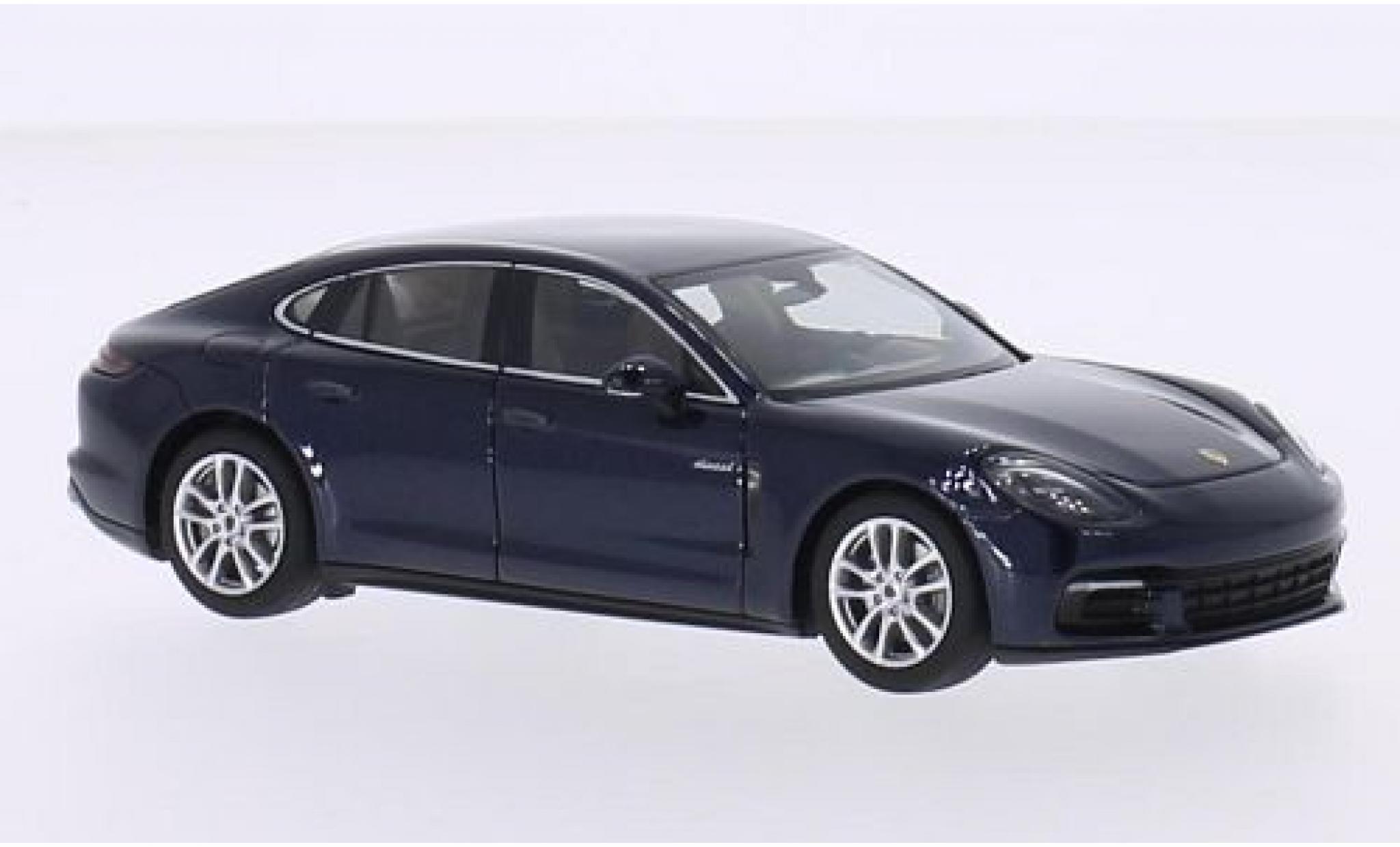 Porsche Panamera 4S 1/43 Herpa 4S Diesel metallico blu 2016 modellino in miniatura