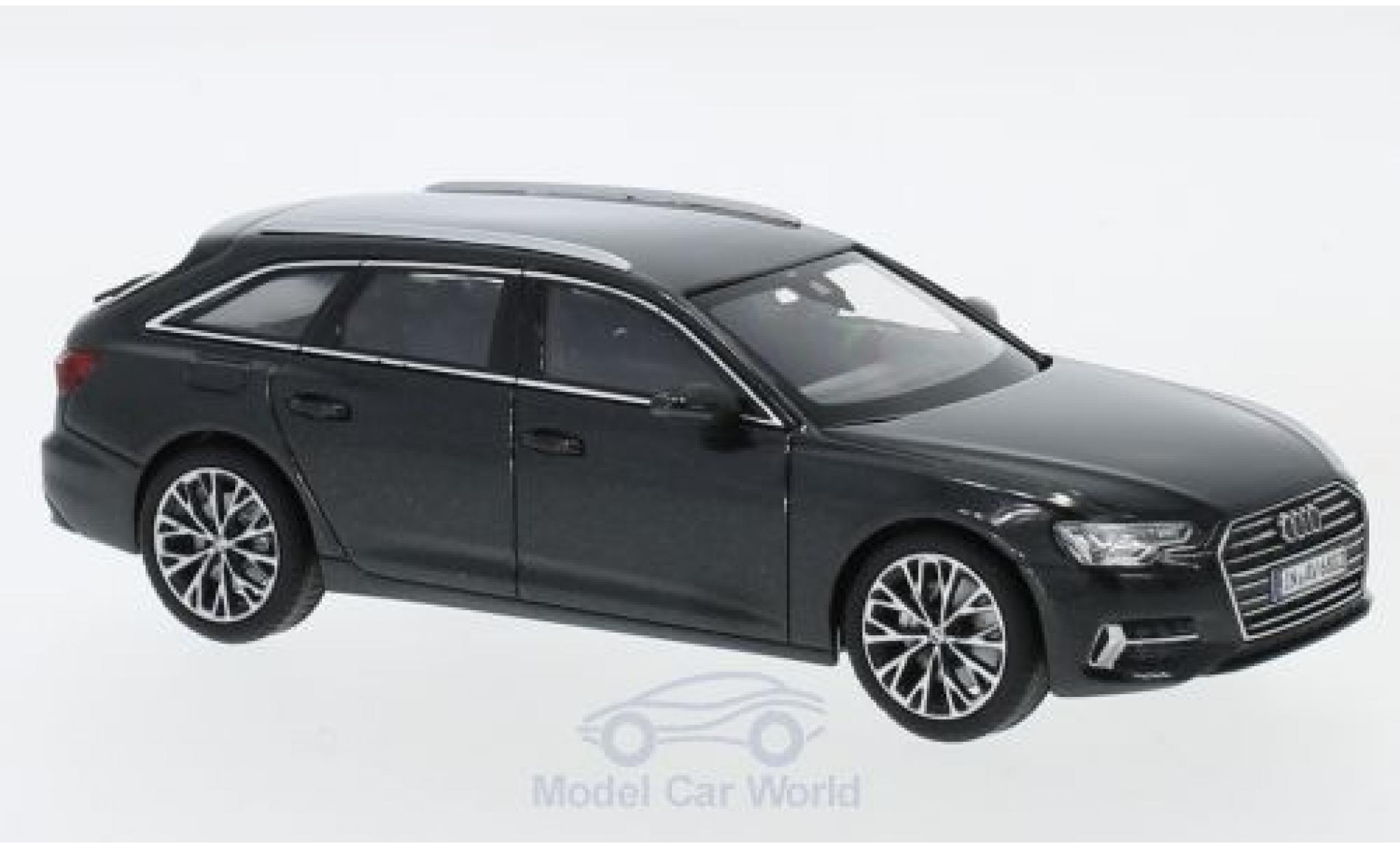 Audi A6 1/43 iScale Avant metallico grigio 2018 modellino in miniatura