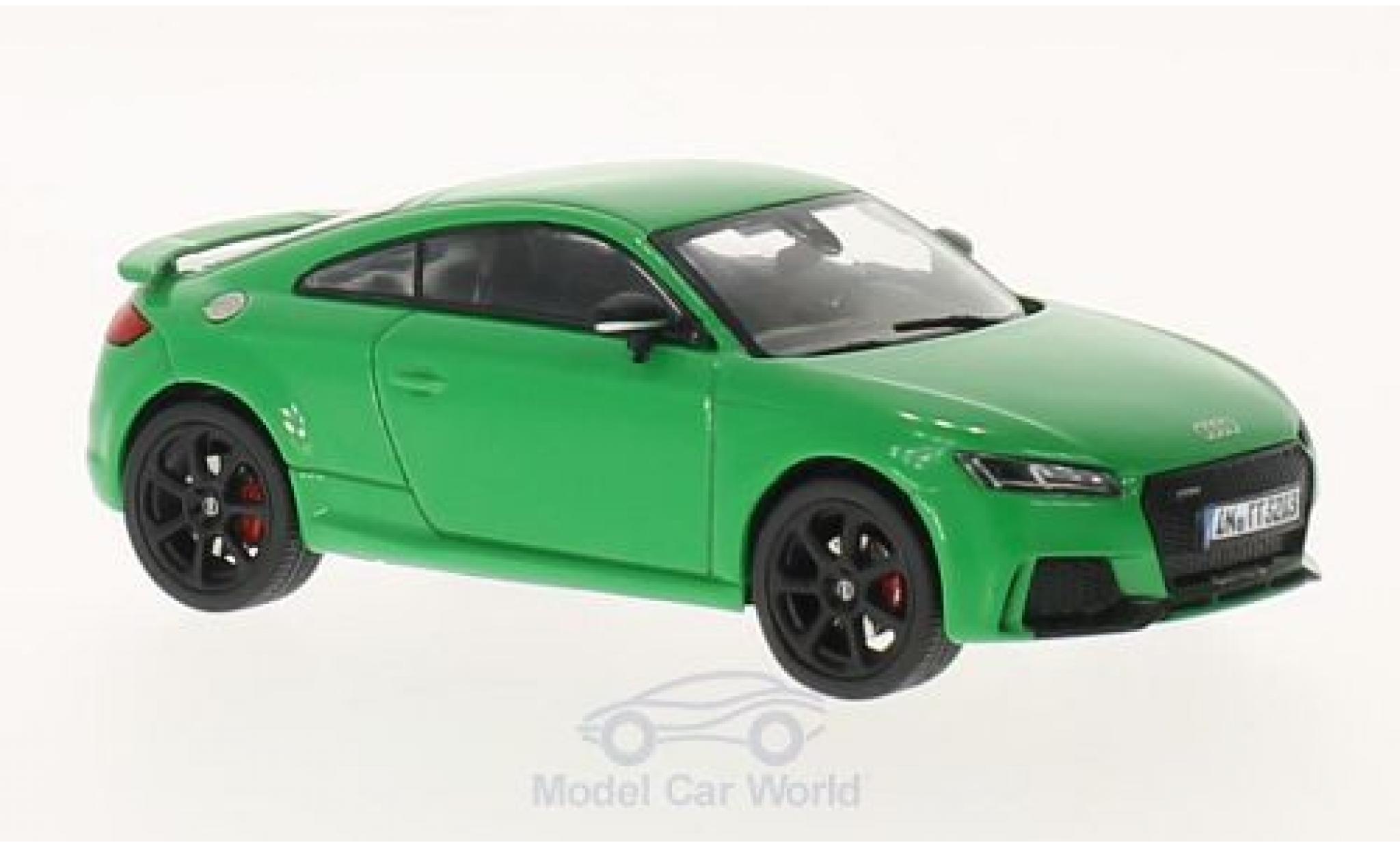 Audi TT RS 1/43 iScale RS verde 2017 modellino in miniatura
