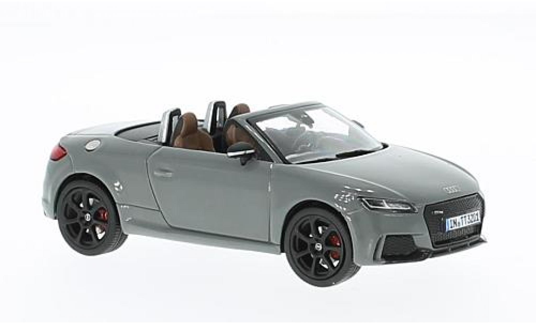 Audi TT 1/43 iScale RS Roadster grigio 2017 modellino in miniatura