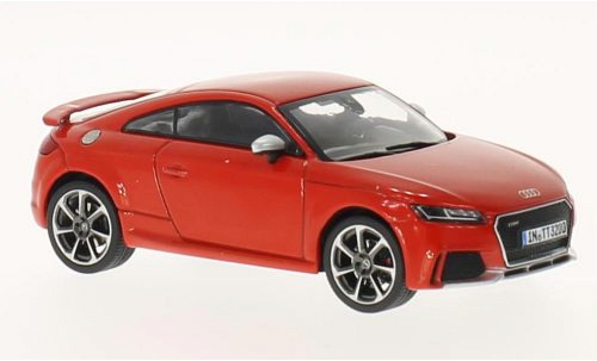 Audi TT 1/43 iScale RS rosso 2017 modellino in miniatura