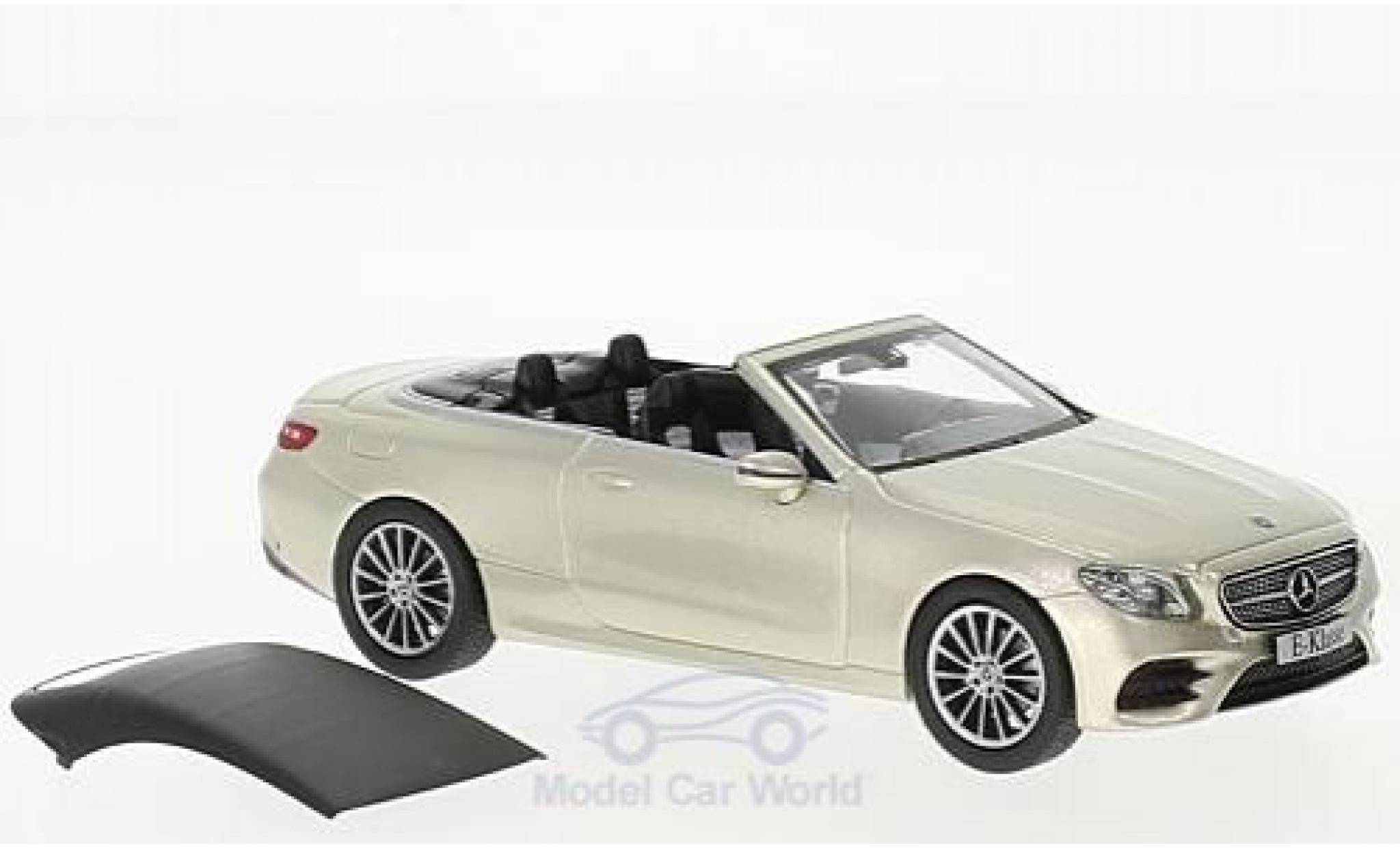Mercedes Classe E 1/43 iScale Cabriolet (A238) metallico beige 2017 modellino in miniatura