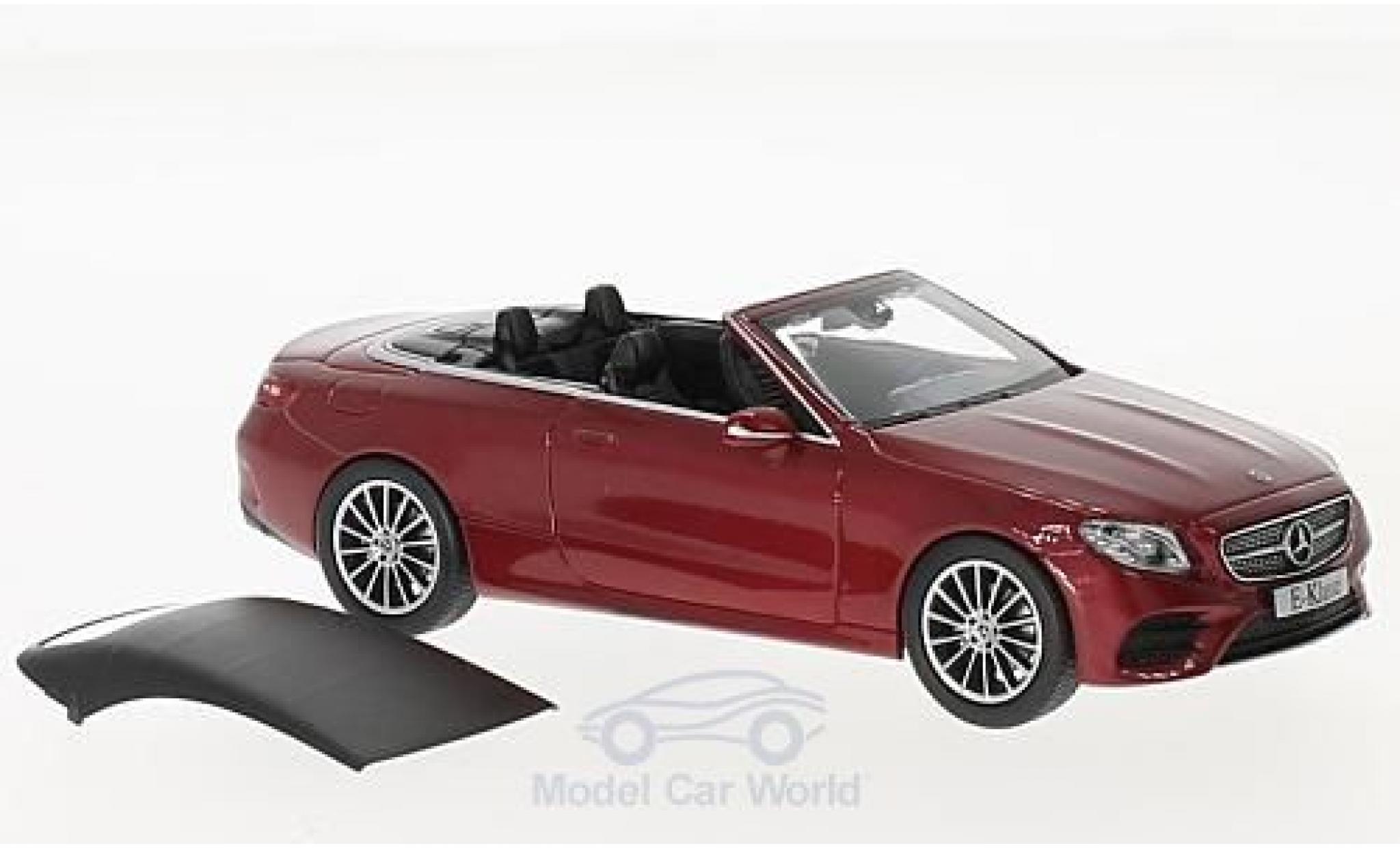 Mercedes Classe E 1/43 iScale Cabriolet (A238) metallico rosso 2017 modellino in miniatura