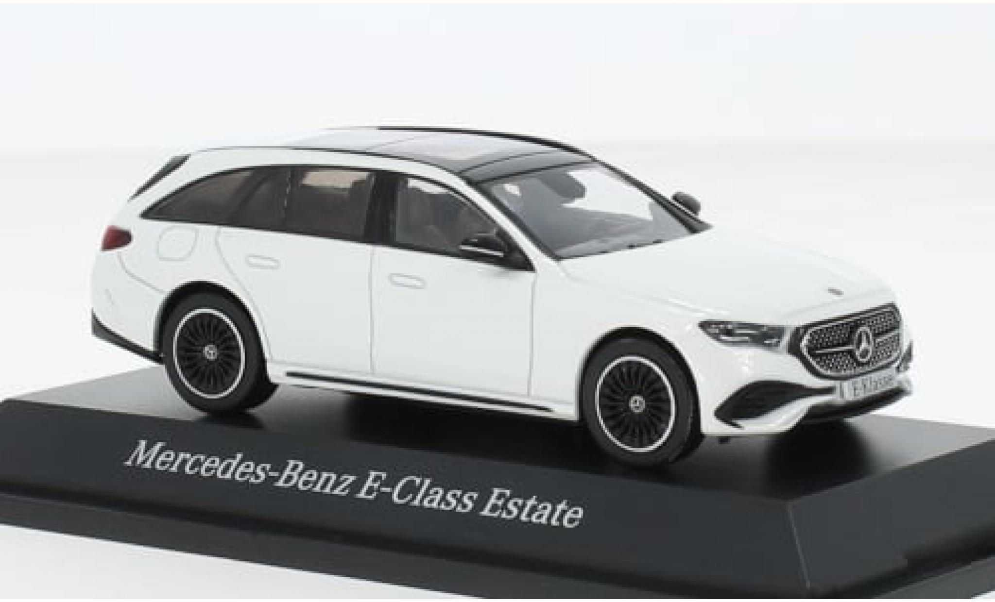 Mercedes Classe E 1/43 I iScale T-Modell (S214) weiss 2023 1:43 modellino in miniatura