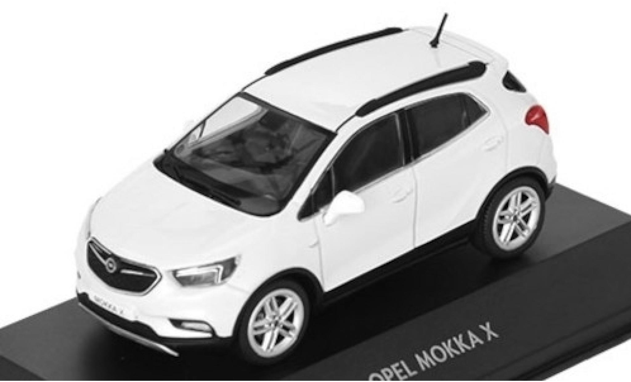 Opel Mokka 1/43 iScale X Turbo metallico bianco modellino in miniatura