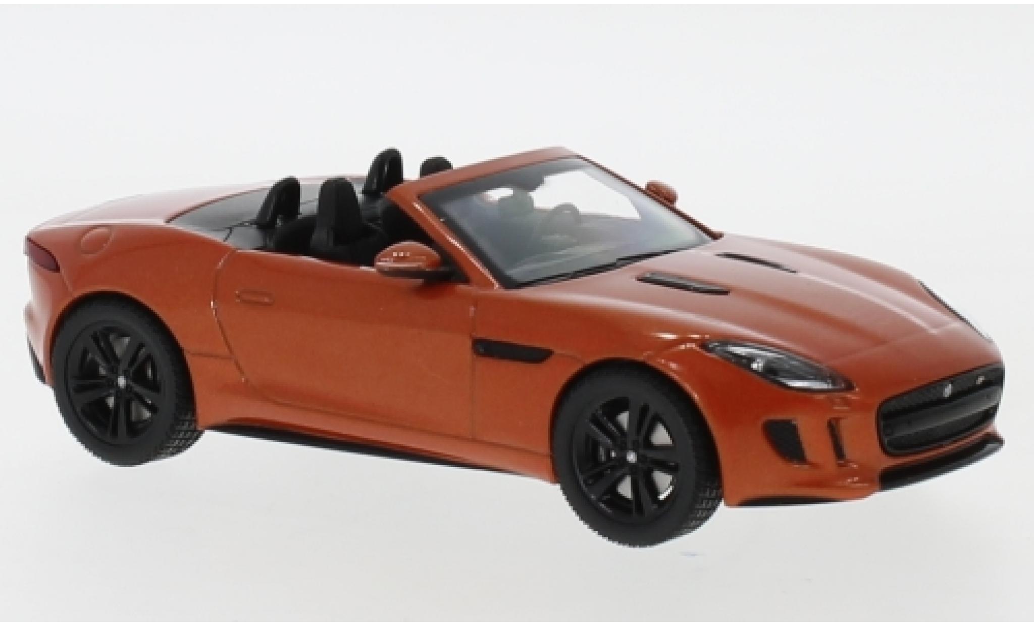 Jaguar F-Type 1/43 IXO V8 S metallico orange modellino in miniatura