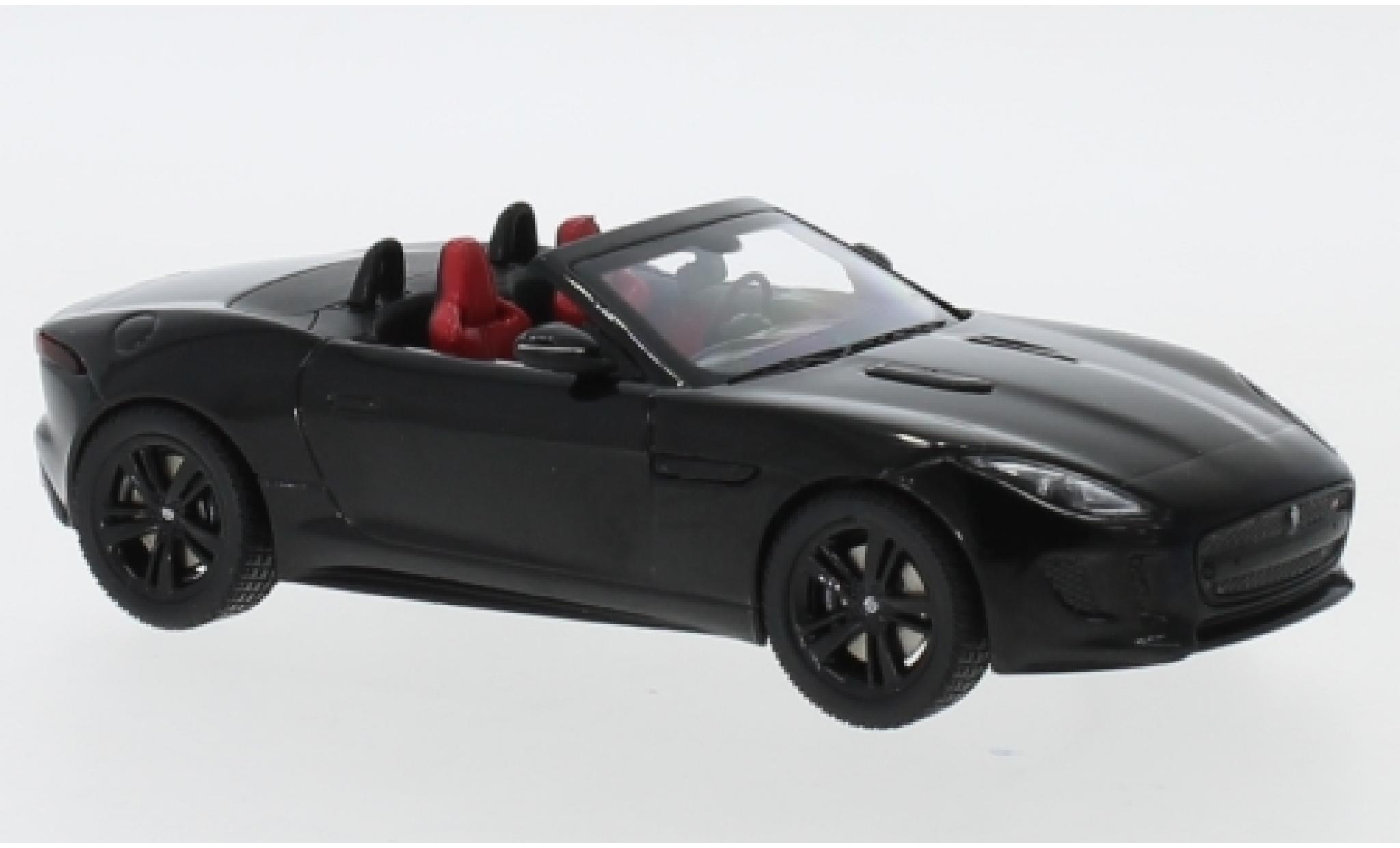 Jaguar F-Type 1/43 IXO V8 S metallico nero modellino in miniatura
