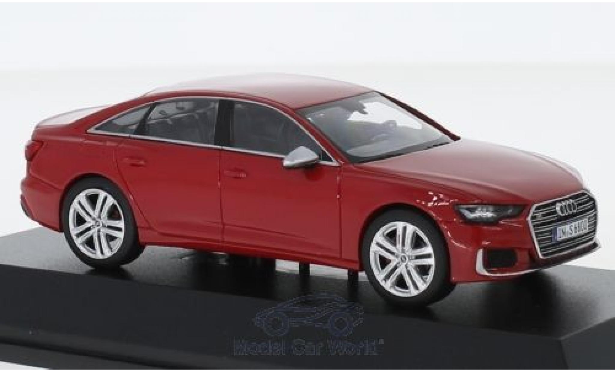Audi S6 1/43 Jadi rosso 2019 modellino in miniatura