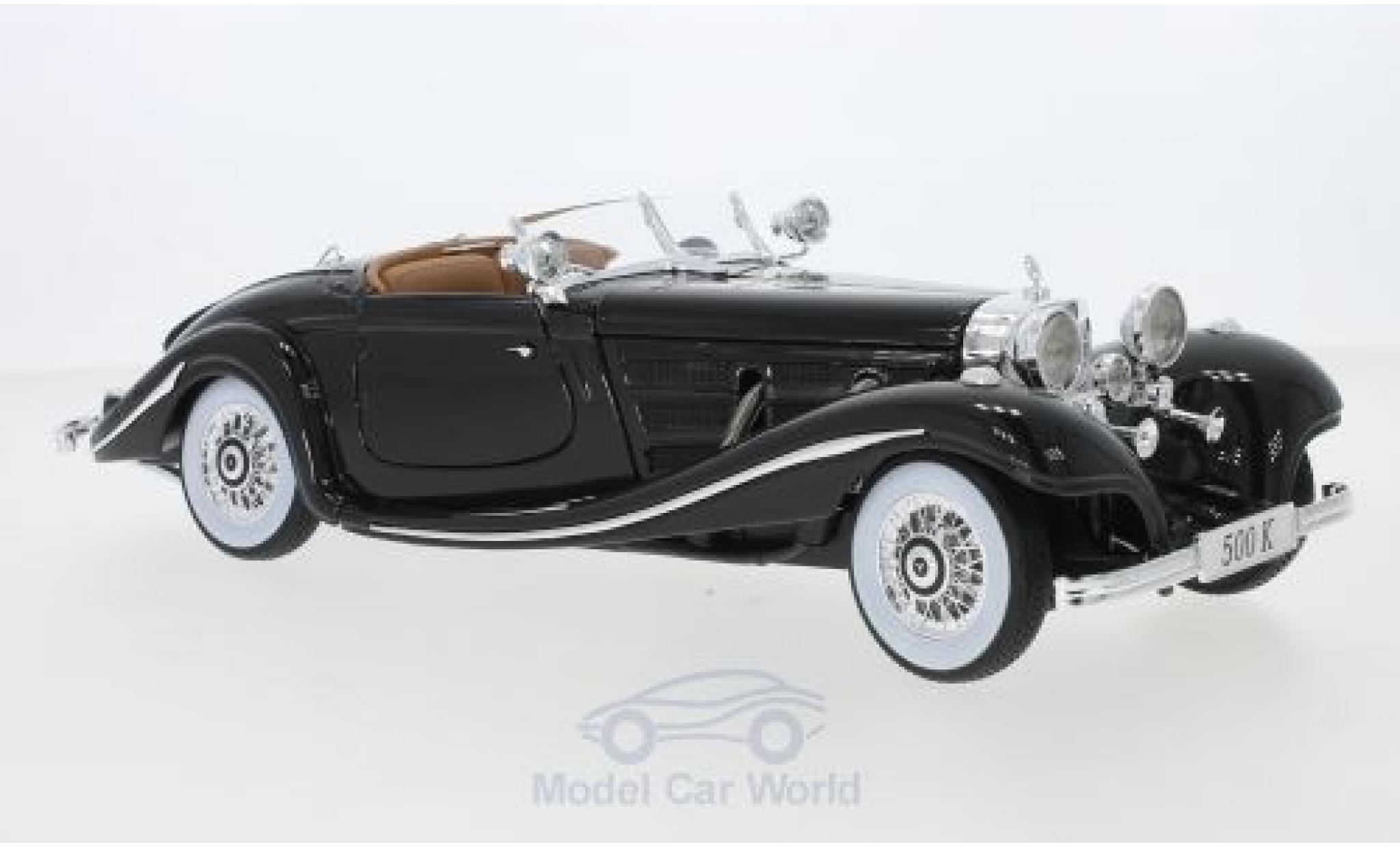 Mercedes 500 1/18 Maisto K Spezial-Roadster (W29) marroneee 1934 modellino in miniatura