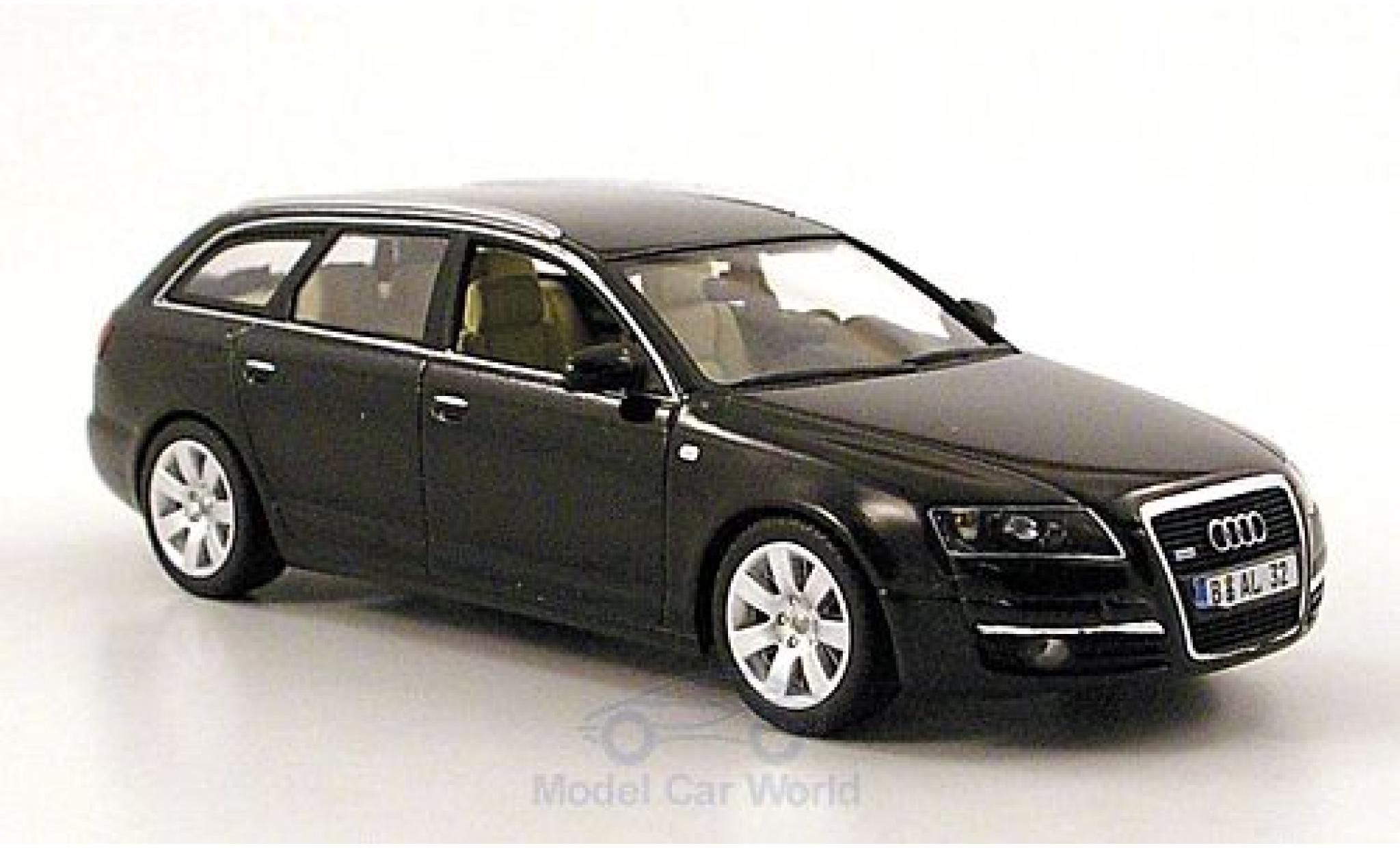 Audi A6 1/43 Minichamps Avant (C6) metallico nero 2004 modellino in miniatura