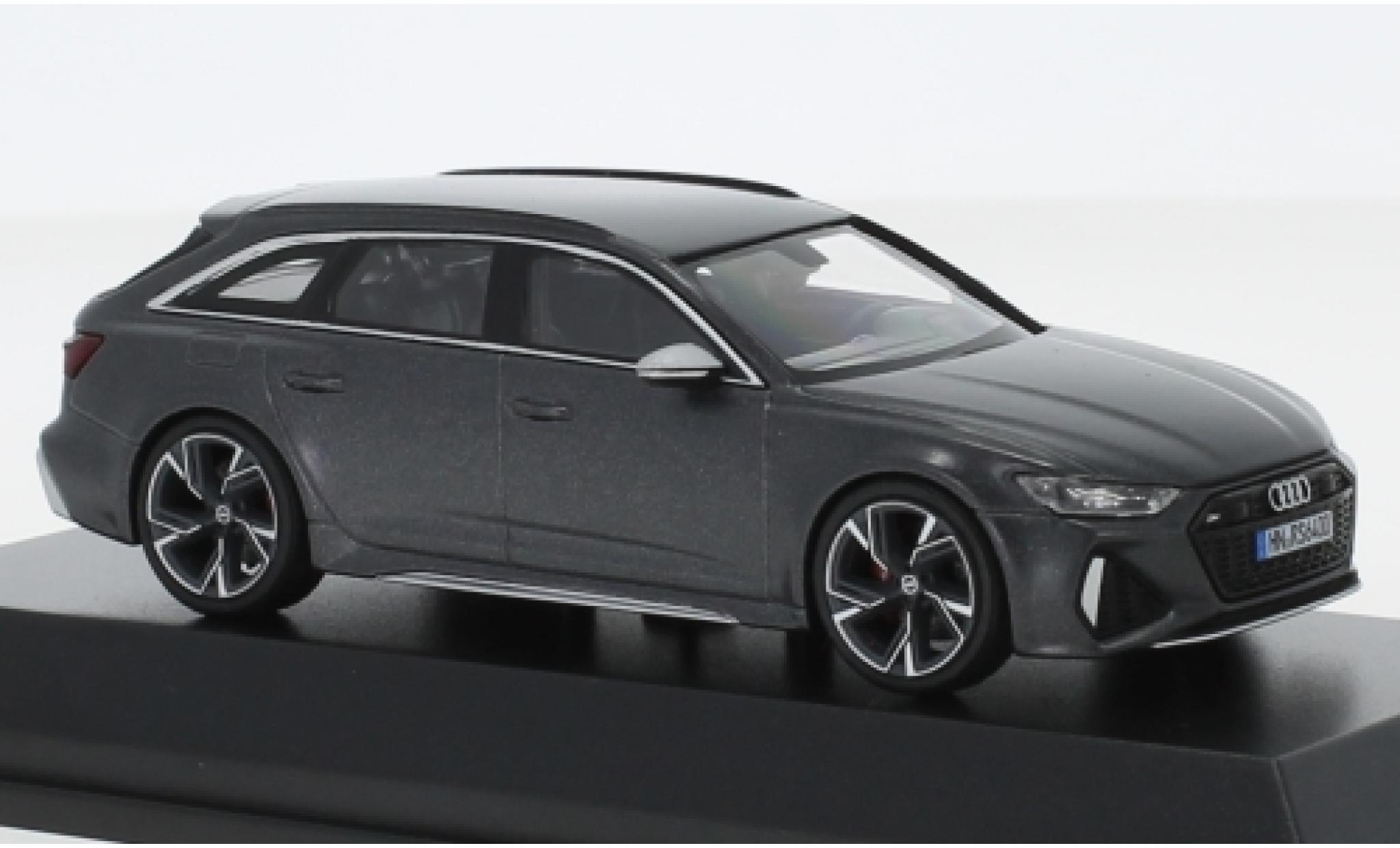 Audi RS6 1/43 Minichamps Avant (C8) matt-grigio 2019 modellino in miniatura