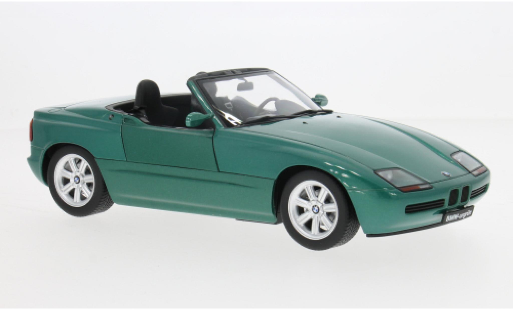Bmw Z1 I Minichamps grün 1988 1:18 modellino in miniatura