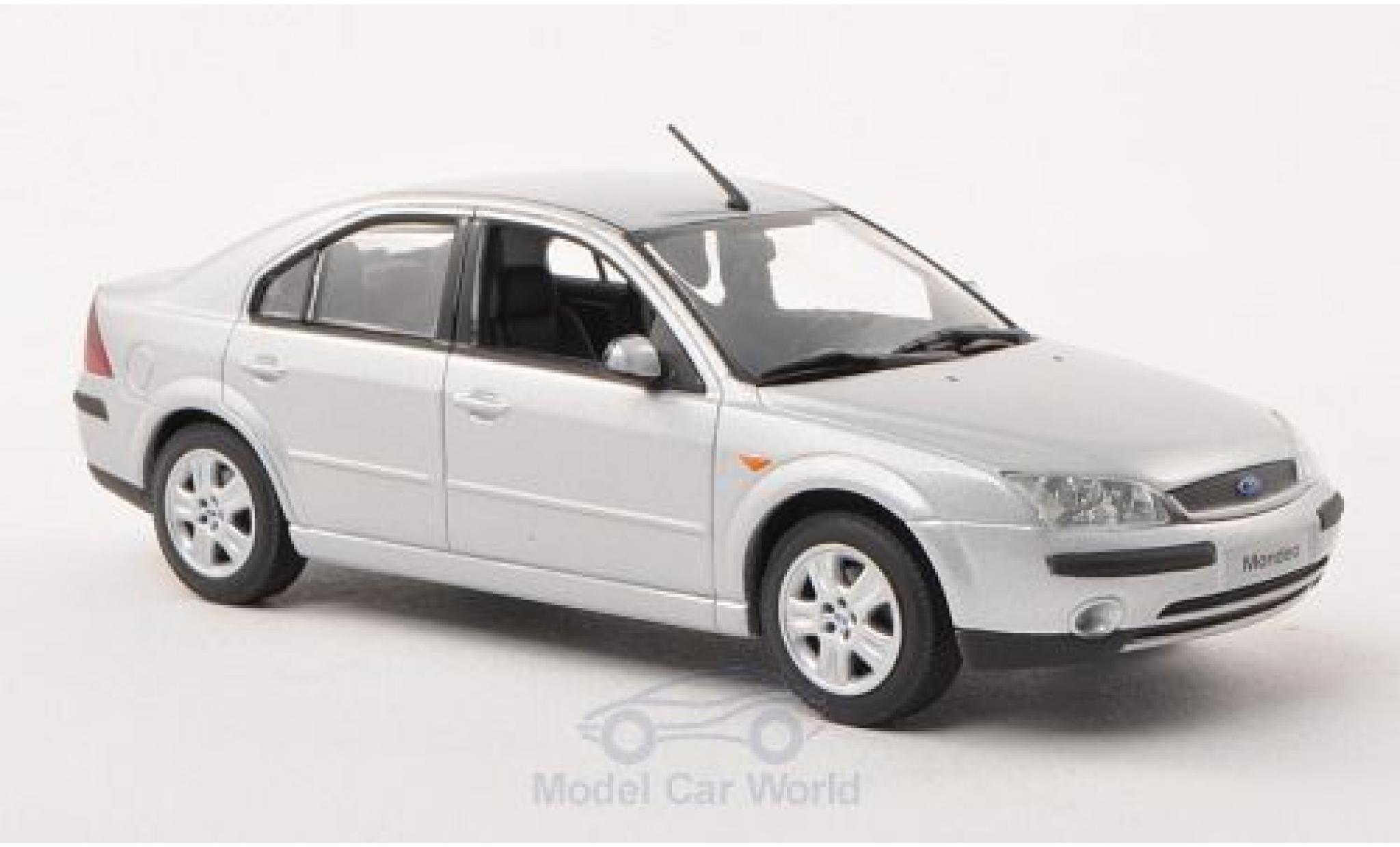 Ford Mondeo 1/43 Minichamps MKIII grigio 2001 Stufenheck modellino in miniatura