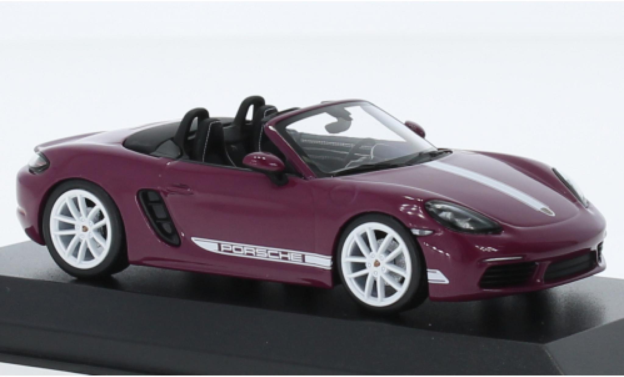 Porsche Boxster 1/43 I Minichamps 718 Style Edition rosa modellino in miniatura