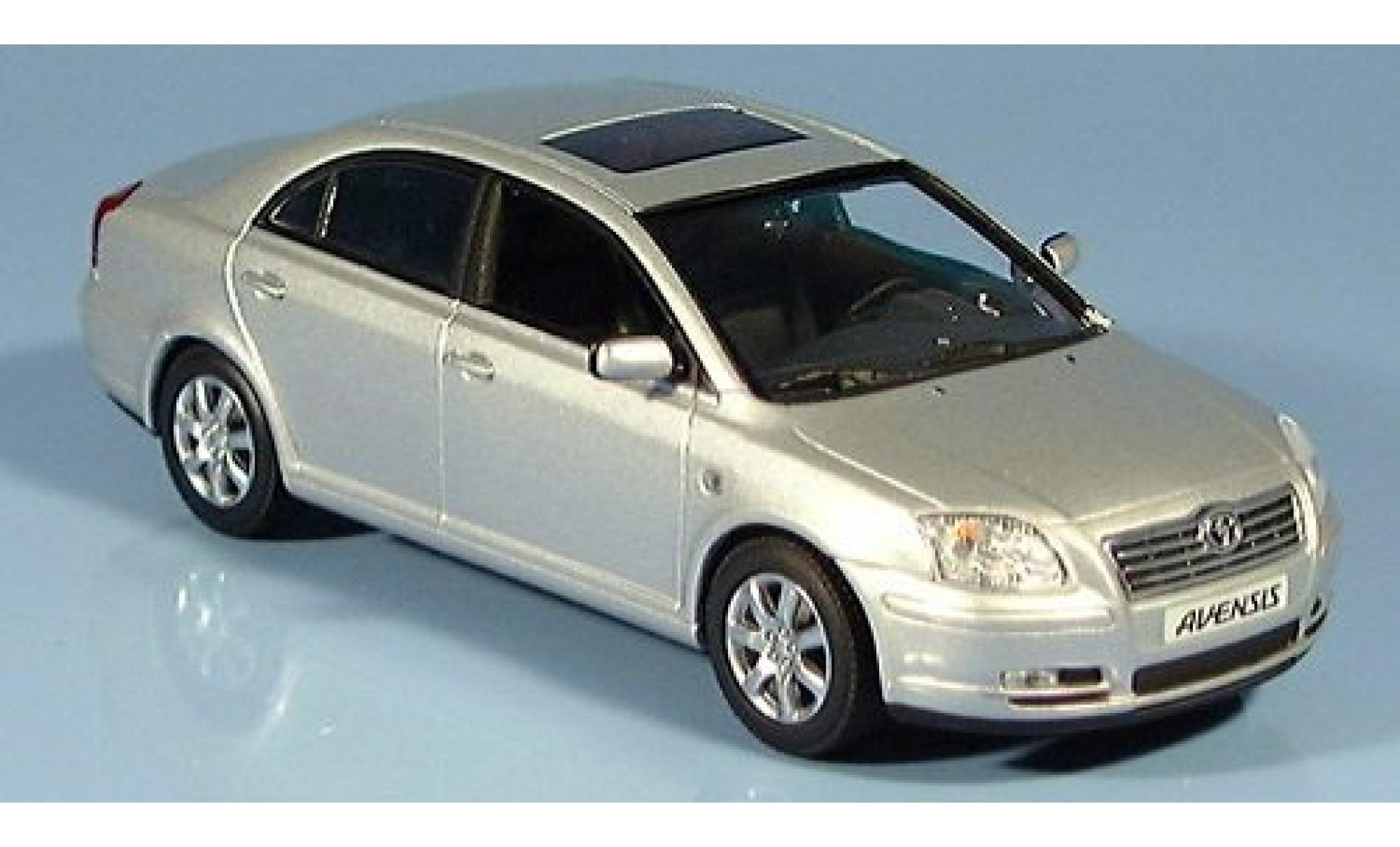 Toyota Avensis 1/43 Minichamps T27 grigio 2009 modellino in miniatura