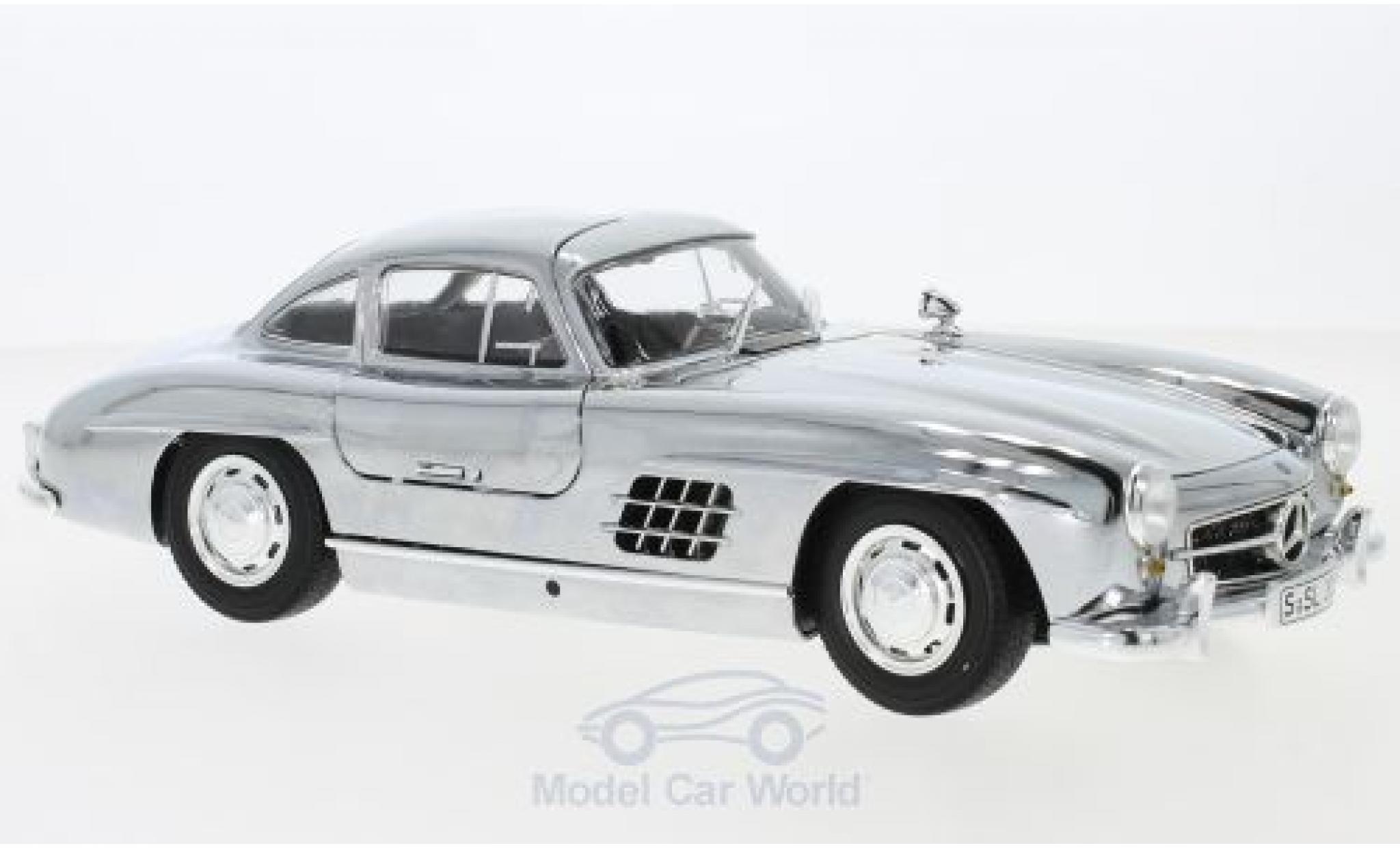 Mercedes 300 1/18 Minichamps SL Coupe (W198) chrom 1954 modellino in miniatura
