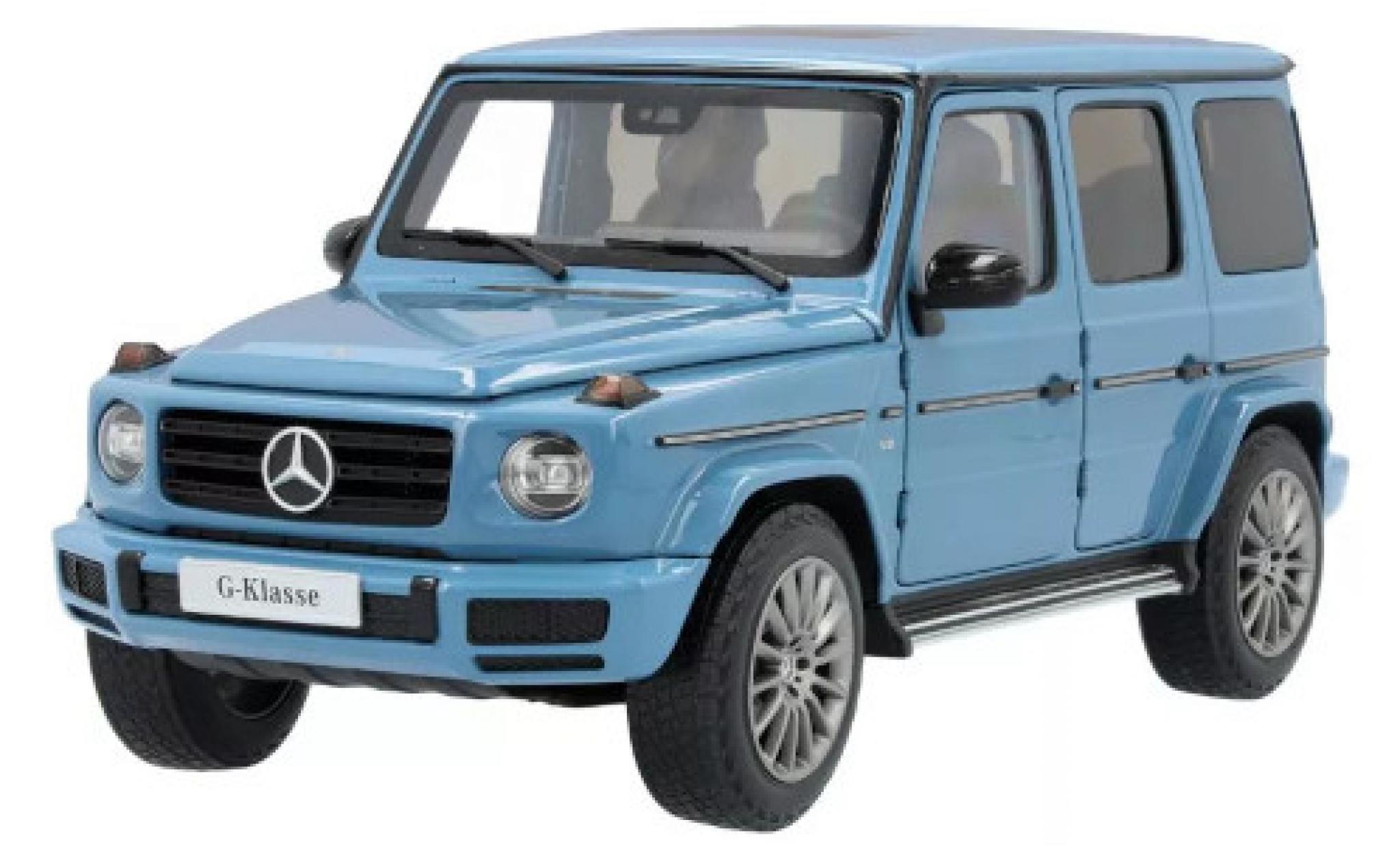 Mercedes Classe G 1/18 Minichamps AMG Line (W463) blu 2018 modellino in miniatura