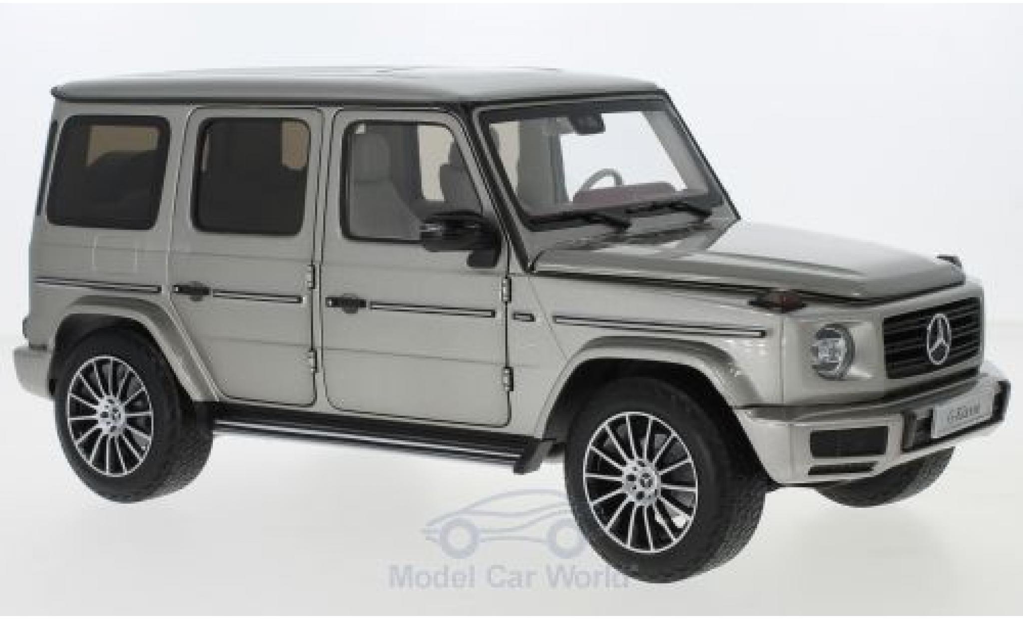 Mercedes Classe G 1/18 Minichamps (W463) grigio 2019 40 Jahre modellino in miniatura