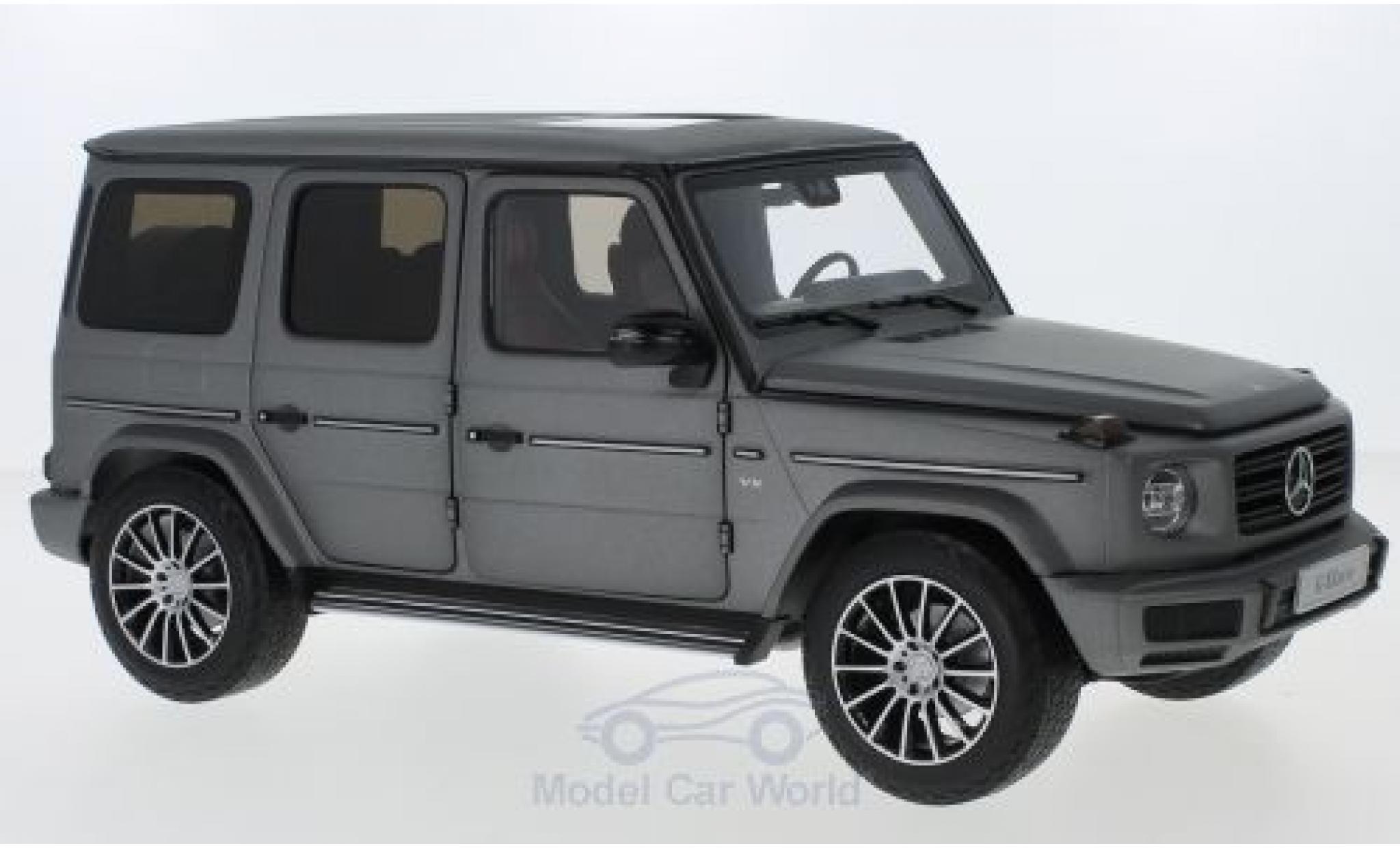 Mercedes Classe G 1/18 Minichamps (W463) matt-grigio 2018 modellino in miniatura