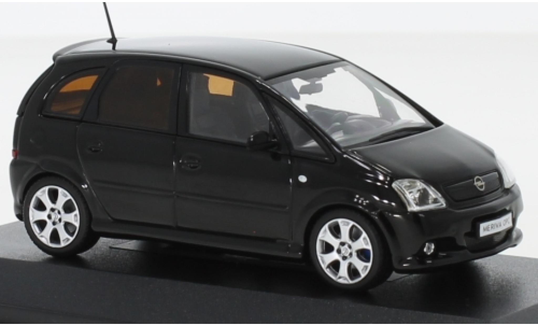 Opel Meriva 1/43 Minichamps A OPC nero 2006 modellino in miniatura