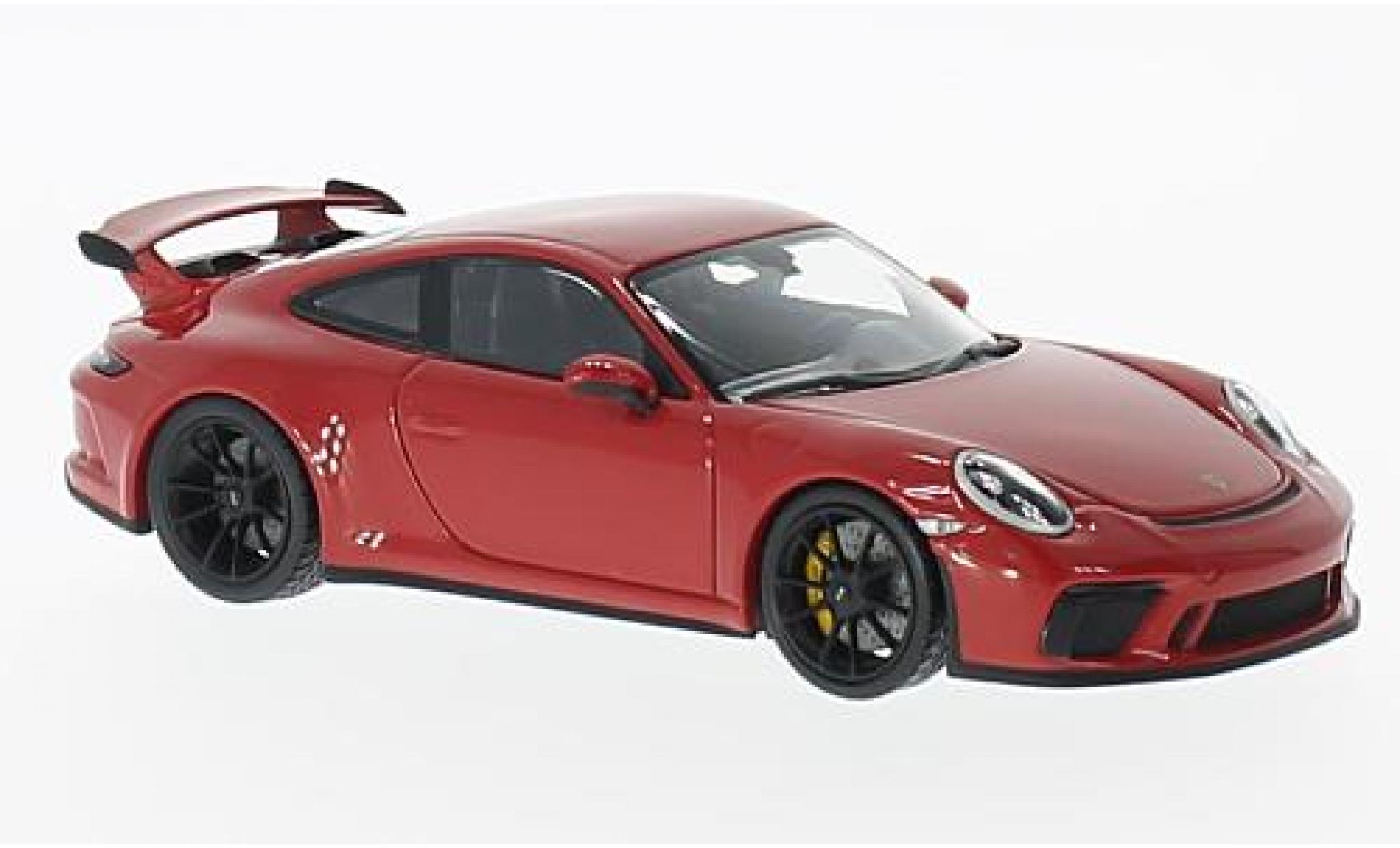 Porsche 991 GT3 1/43 Minichamps 911 () GT3 rosso modellino in miniatura