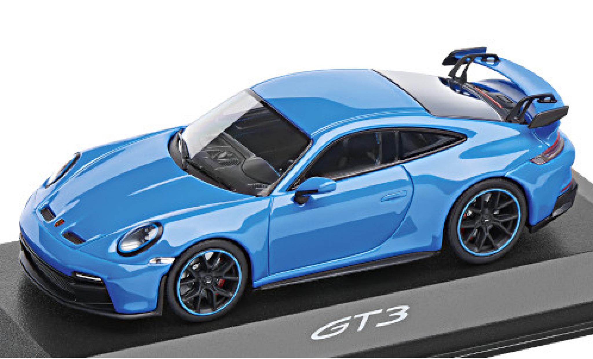 Porsche 992 GT3 1/43 Minichamps 911 GT3 () blu 2021 modellino in miniatura