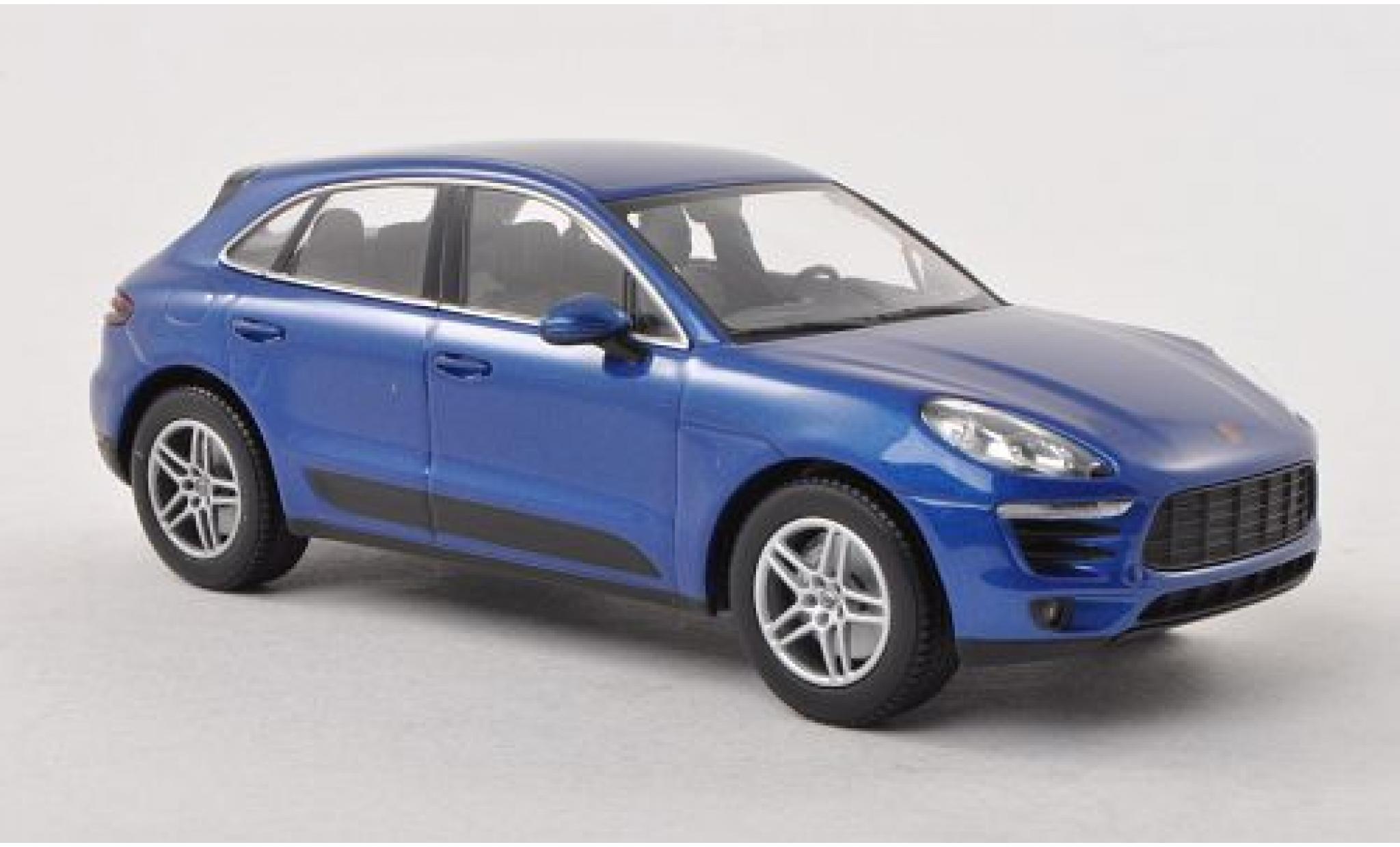 Porsche Macan S 1/43 Minichamps S metallico blu 2013 modellino in miniatura