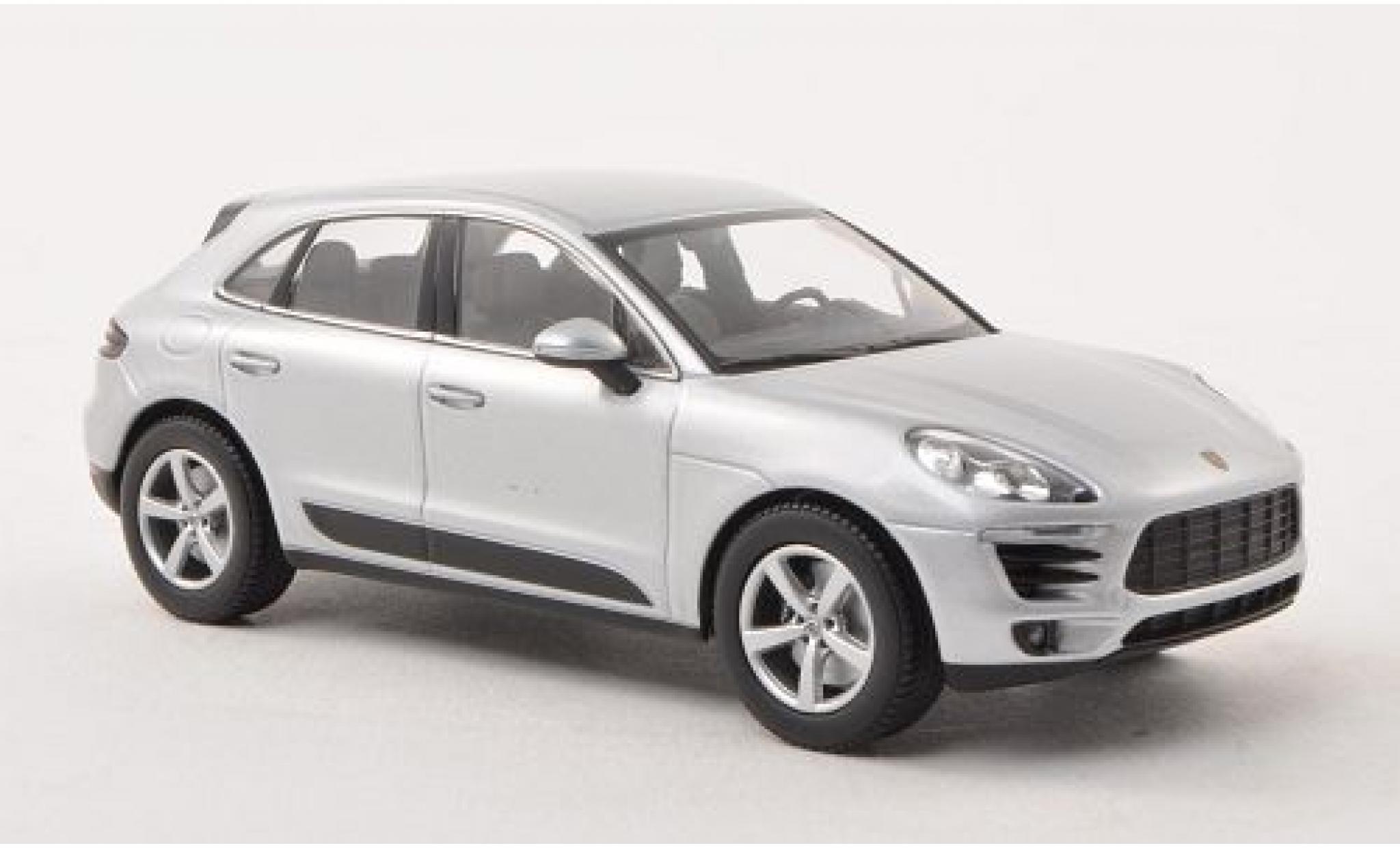 Porsche Macan 1/43 Minichamps grigio 2013 modellino in miniatura