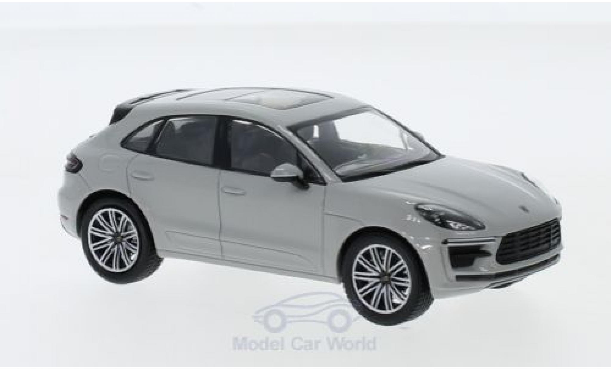 Porsche Macan Turbo 1/43 Minichamps Turbo grigio 2019 modellino in miniatura