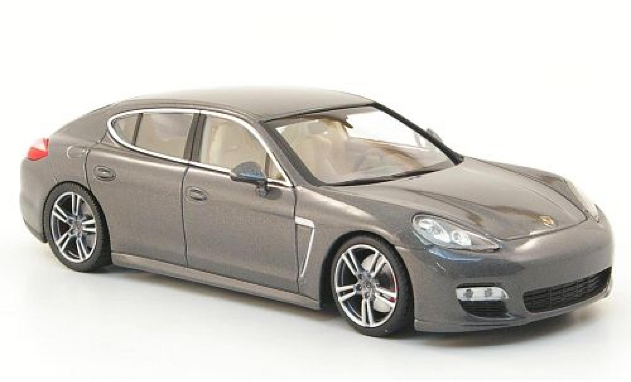 Porsche Panamera Turbo S 1/43 Minichamps Turbo S metallico grigio 2010 modellino in miniatura