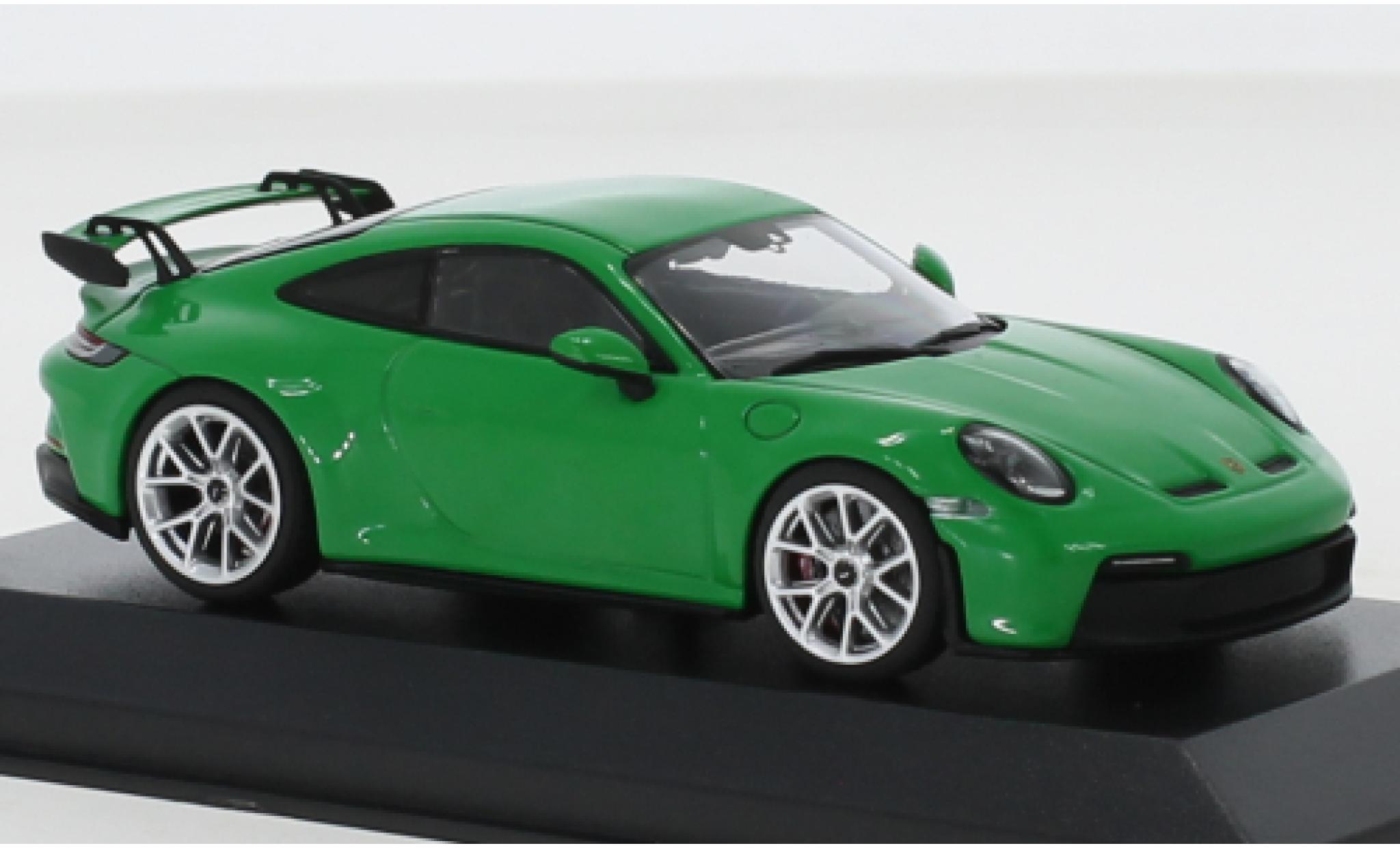 Porsche 992 GT3 1/43 Minichamps 911 () GT3 verde 2021 modellino in miniatura