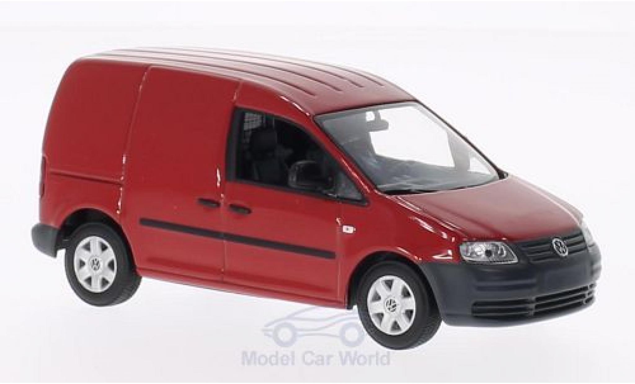 Volkswagen Caddy 1/43 Minichamps rosso 2004 modellino in miniatura