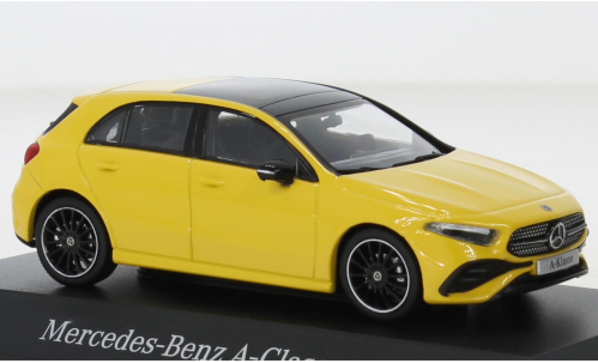 Mercedes Classe A 1/43 I Minimax (W177) AMG Line metallise giallo 2022 modellino in miniatura