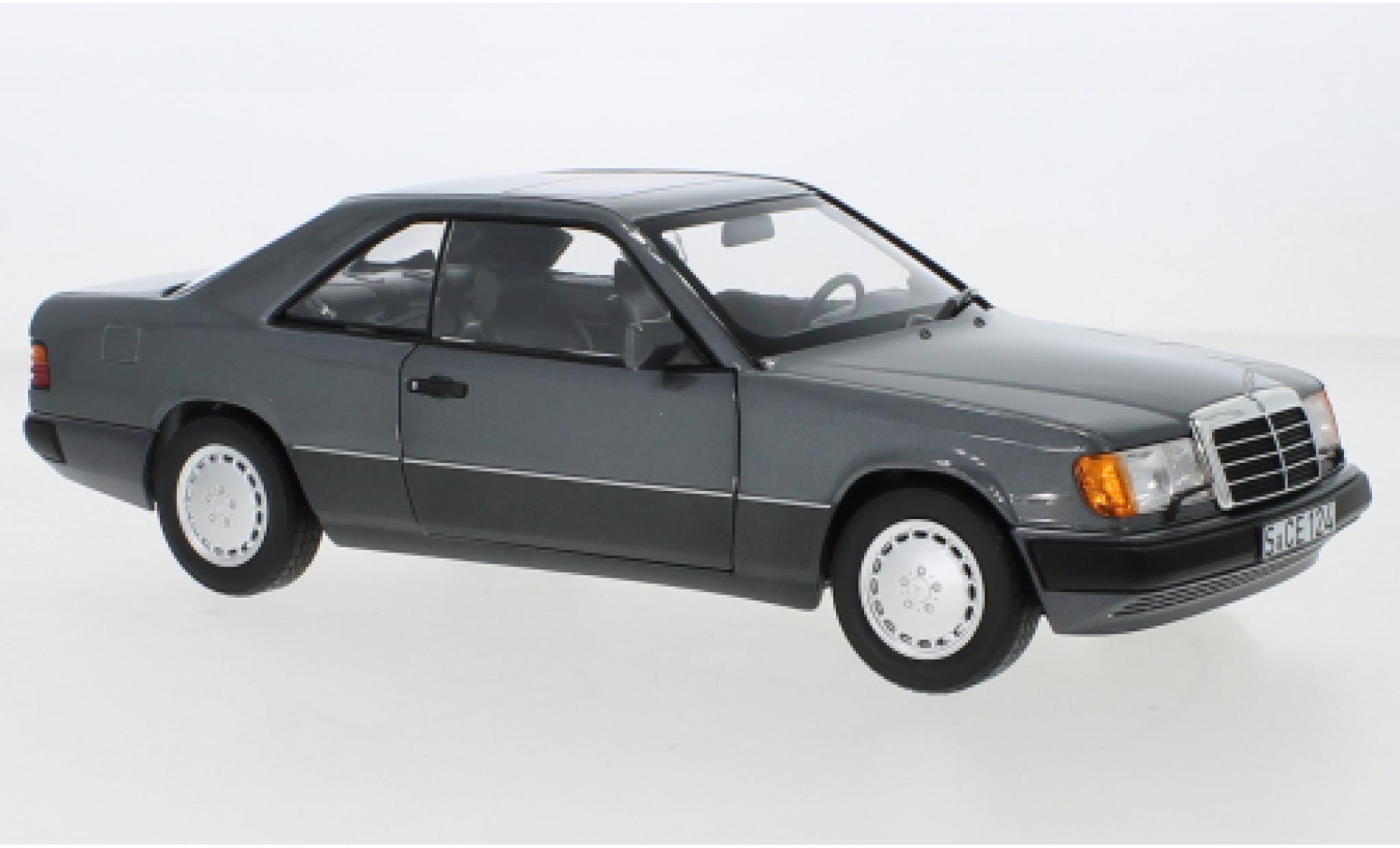 Mercedes Classe E 1/18 Norev 300 CE-24 Coupe (C124) metallise grigio 1988 modellino in miniatura