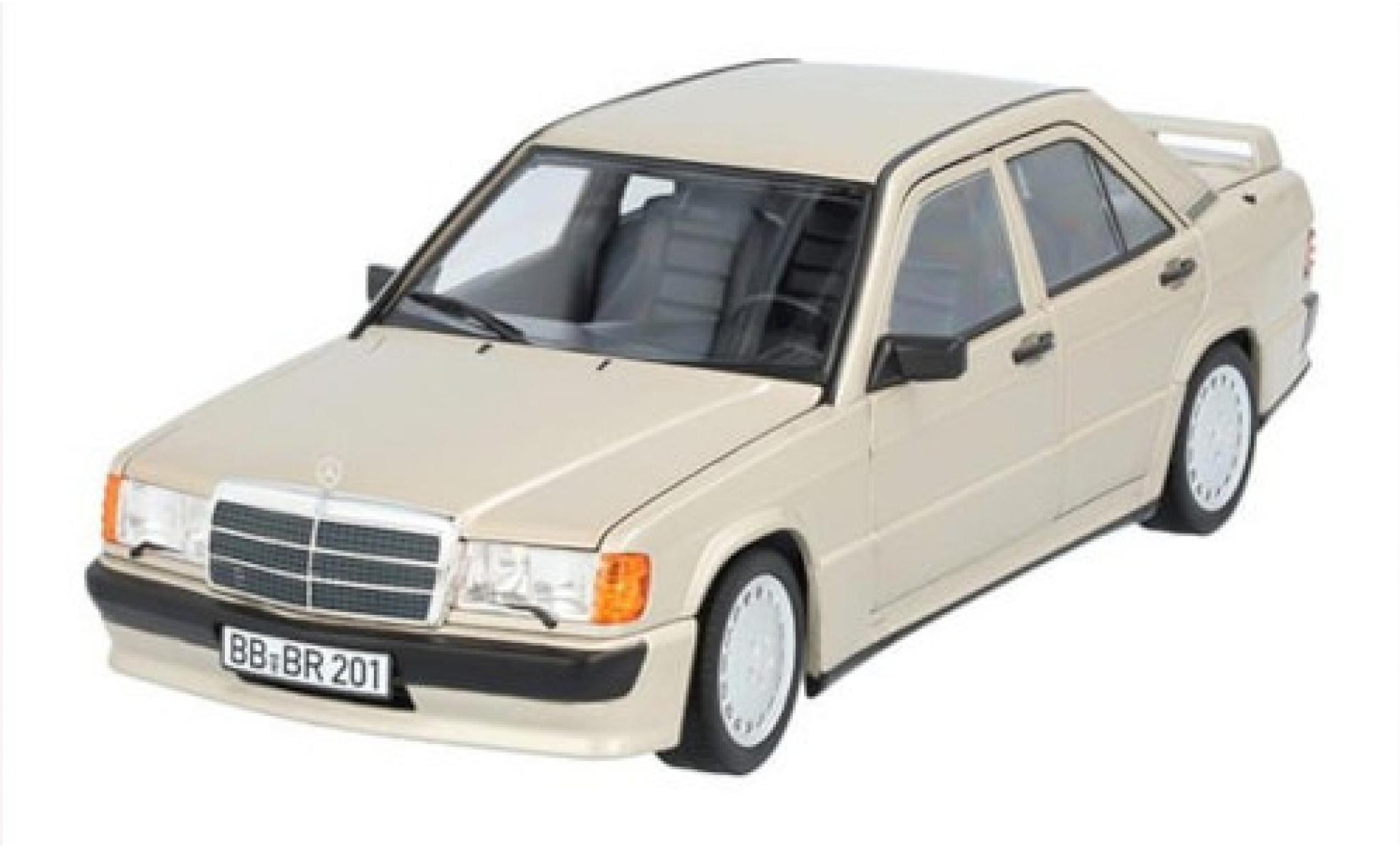 Mercedes 190 1/18 Norev E 2.3-16V (W201) metallico beige modellino in miniatura