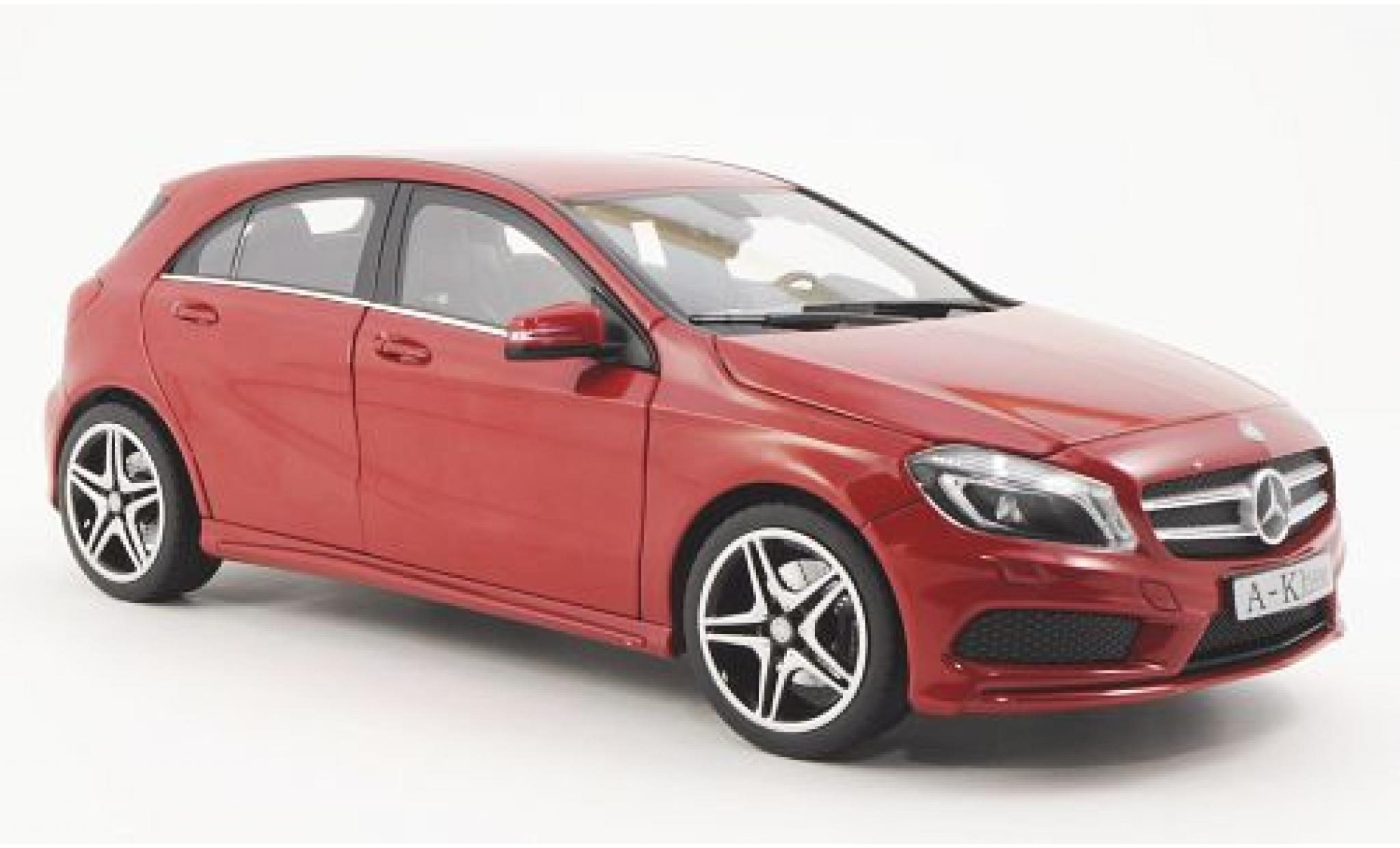Mercedes Classe A 1/18 Norev (W176) rosso 2012 modellino in miniatura