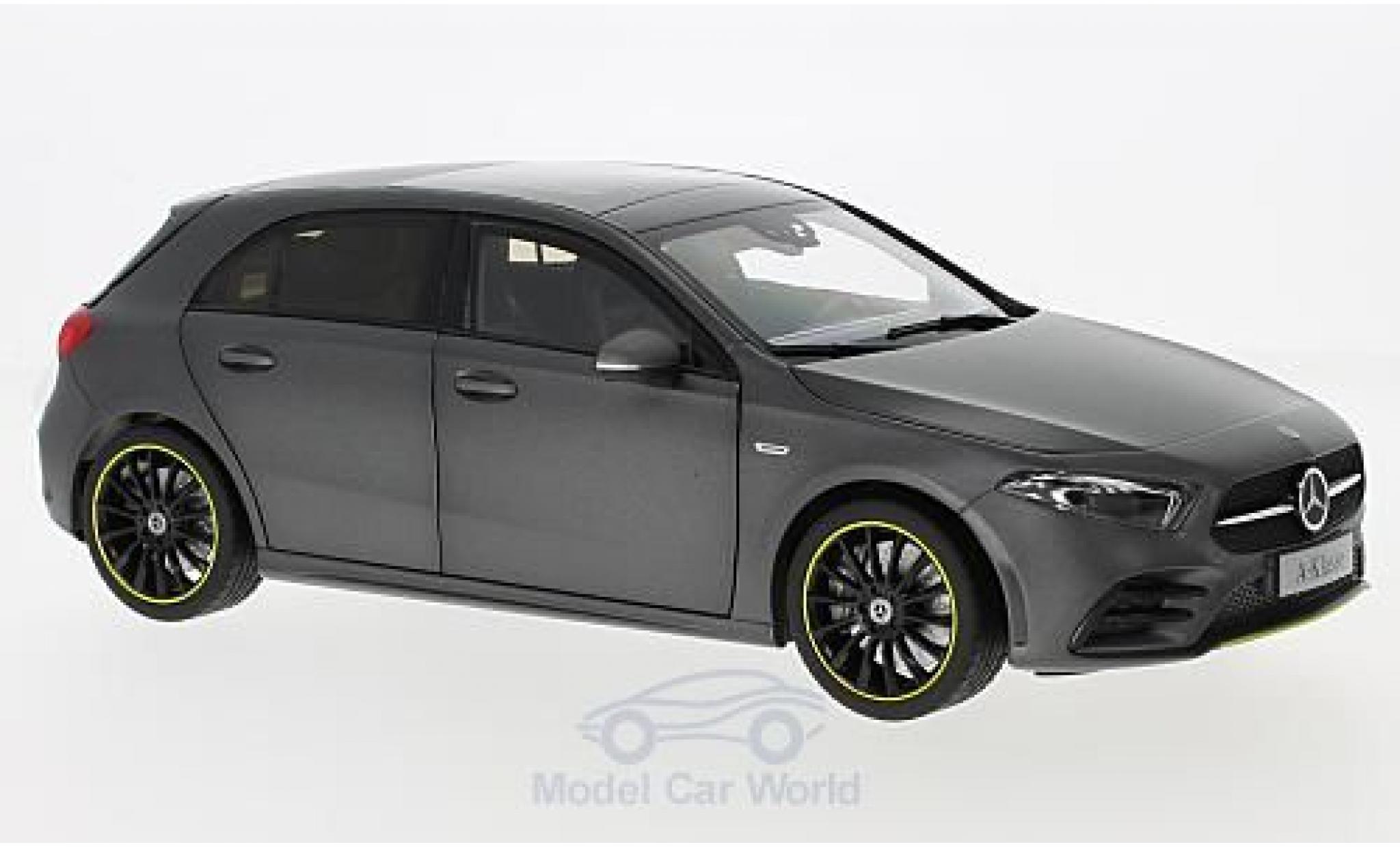 Mercedes Classe A 1/18 Norev (W177) matt-grigio 2018 modellino in miniatura