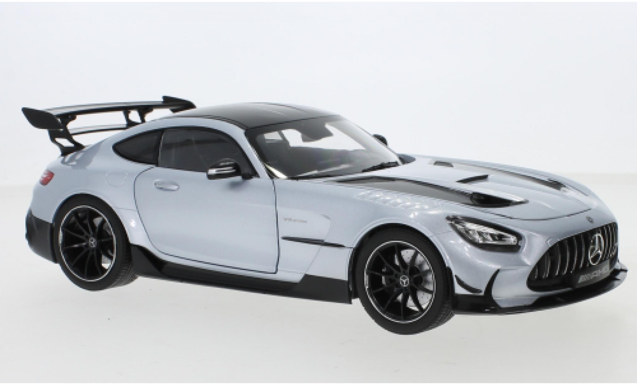 Mercedes AMG GT 1/18 Norev Black Series (C190) grigio modellino in miniatura
