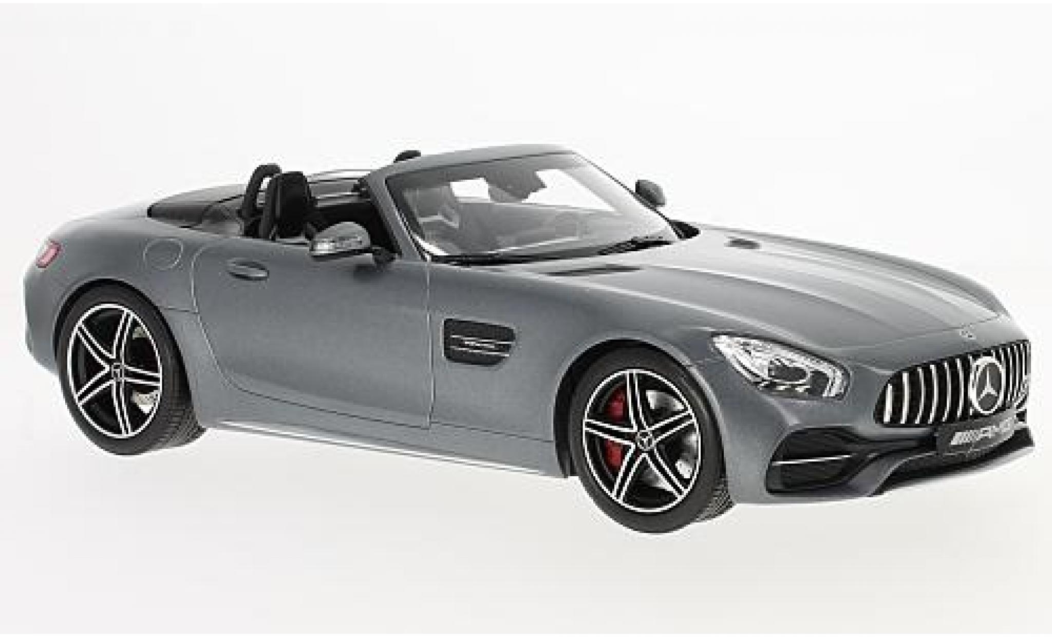 Mercedes AMG GT 1/18 Norev C Roadster grigio 2017 modellino in miniatura