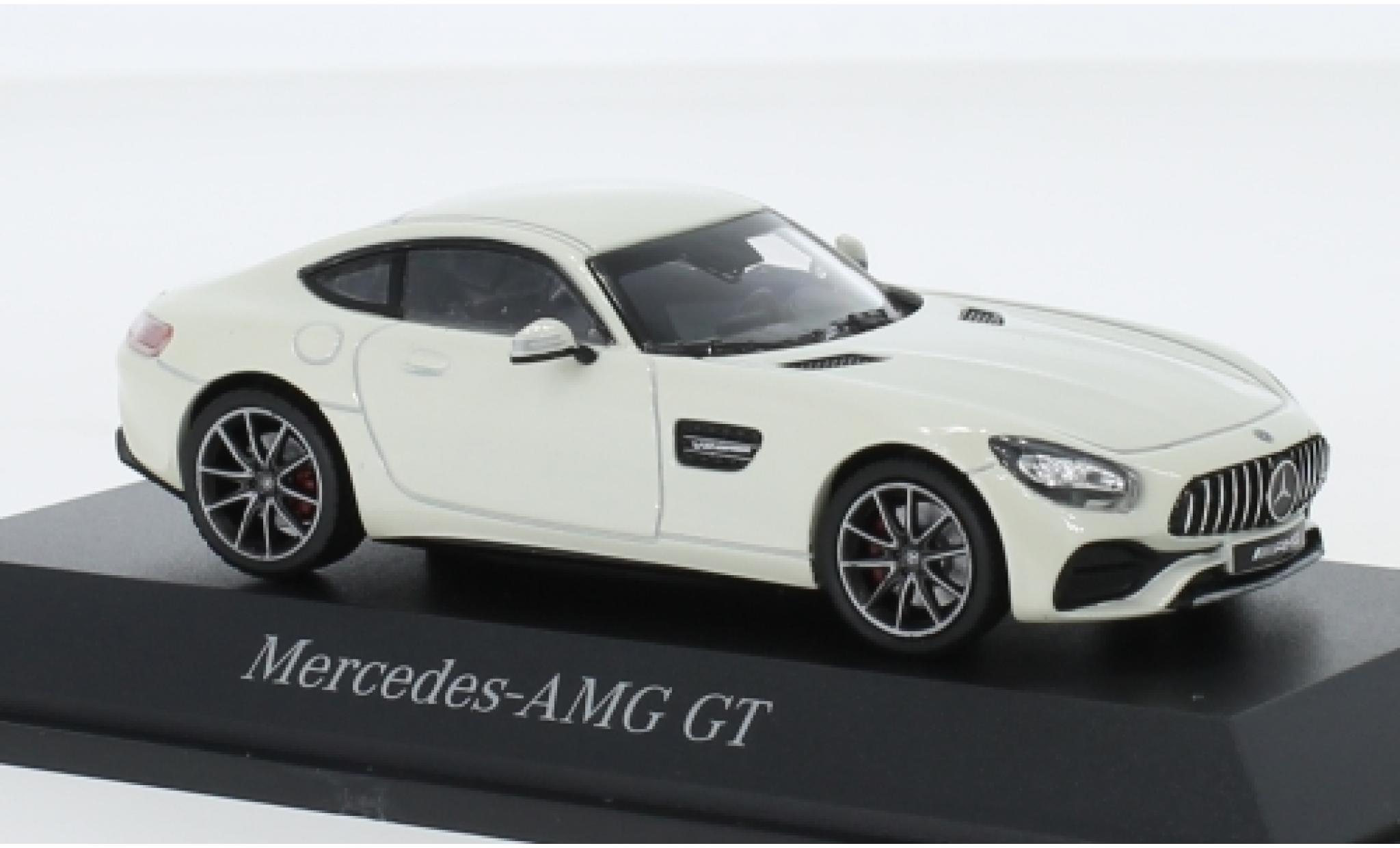 Mercedes AMG GT 1/43 Norev (C190) metallico bianco modellino in miniatura