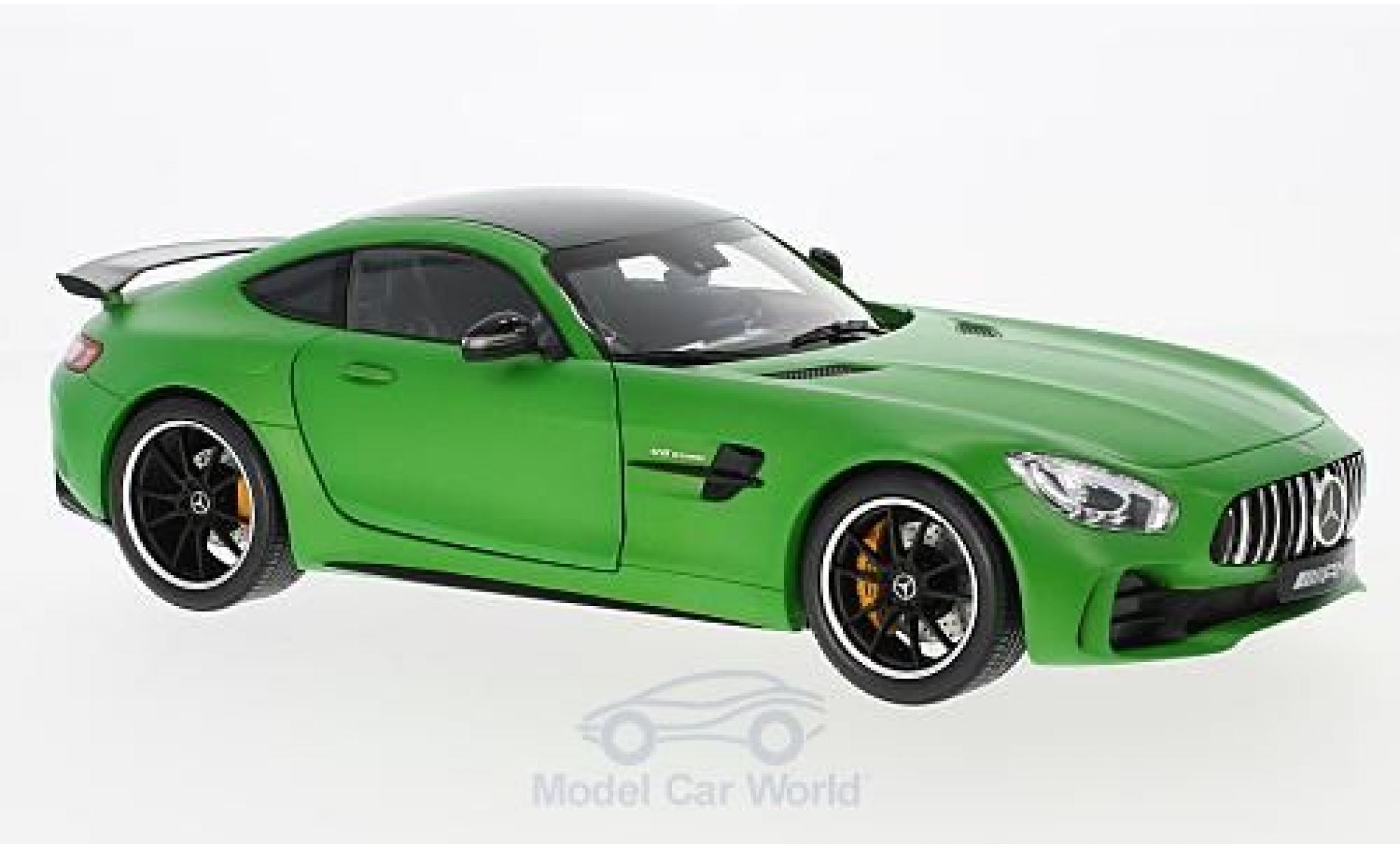 Mercedes AMG GT 1/18 Norev R matt-verde modellino in miniatura