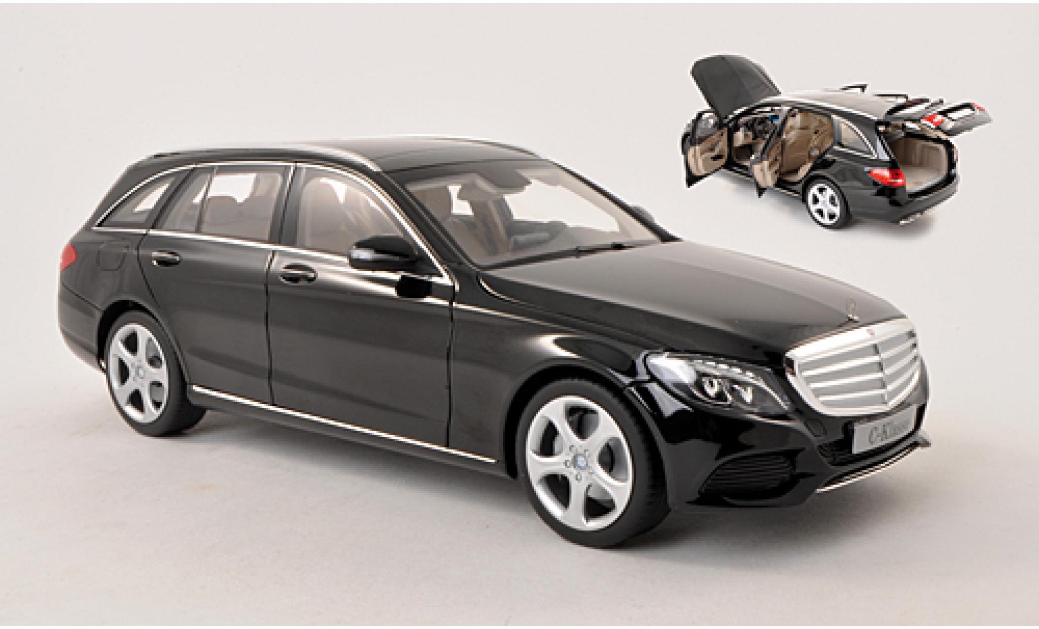 Mercedes Classe C 1/18 Norev T-Modell (S205) nero 2014 modellino in miniatura